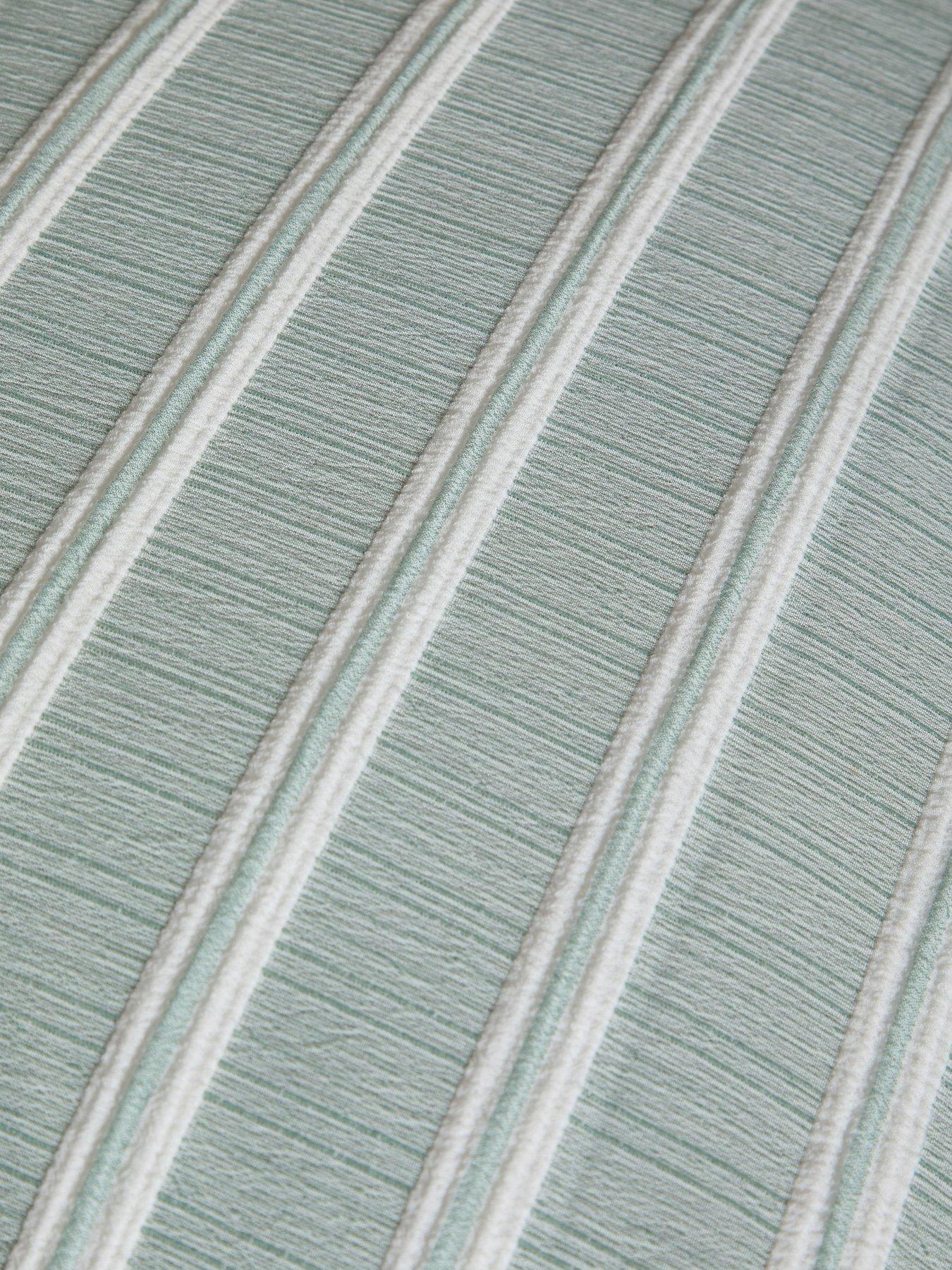 Image 5 of 5 of The Very Collection Nordic Stripe Duvet&nbsp;Set - Green