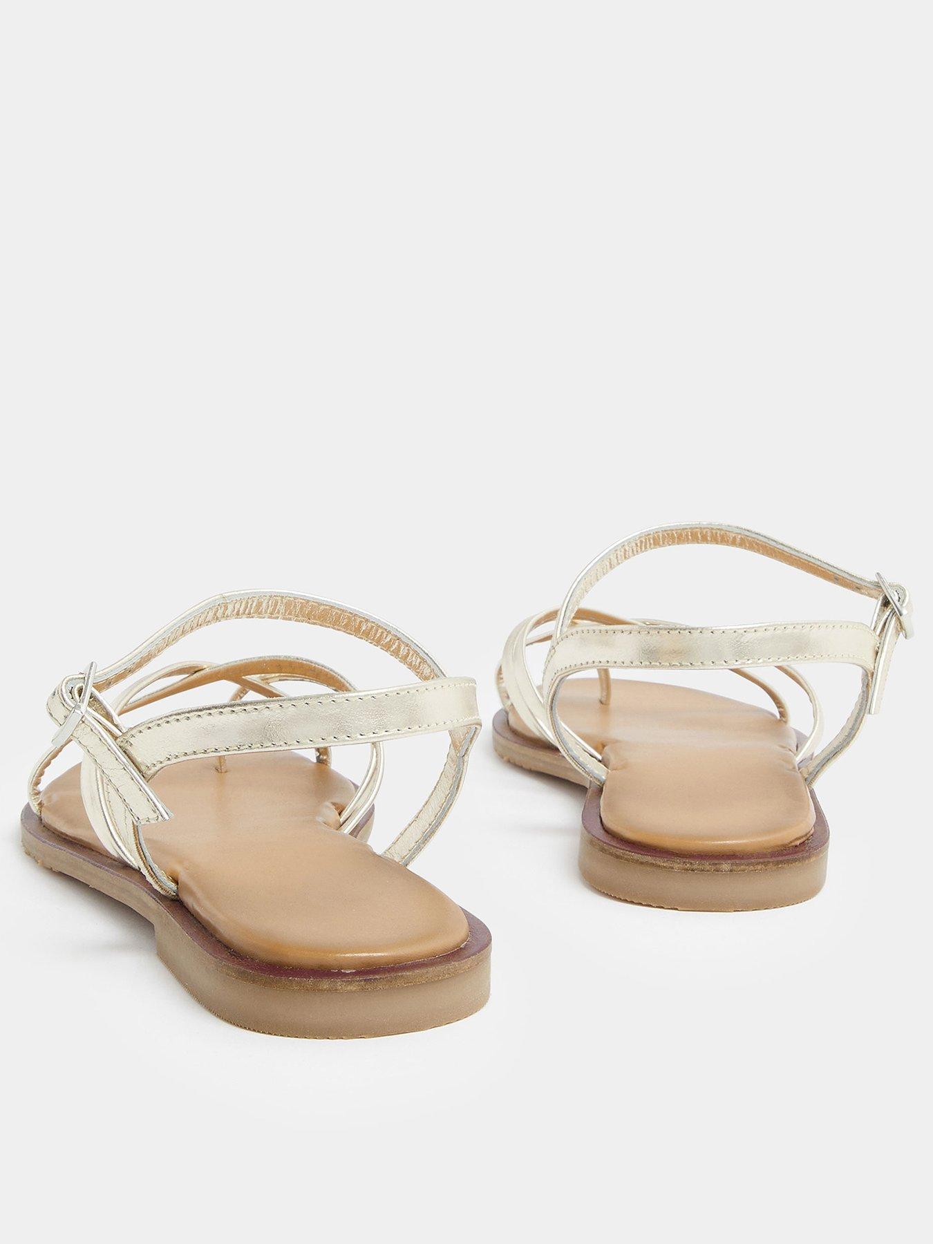  image of long-tall-sally-skinny-strap-toe-loop-sandal-gold