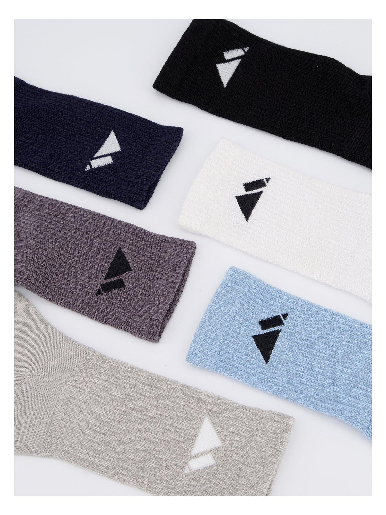 Image 3 of 4 of Monterrain Mens Form Core Crew Socks 6x Pack - Multi