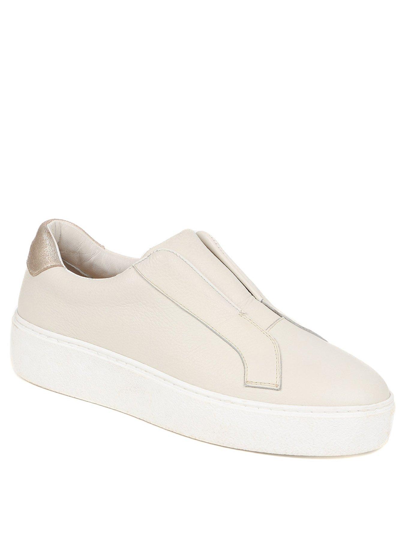 stillFront image of jones-bootmaker-fernanda-low-trainer-white