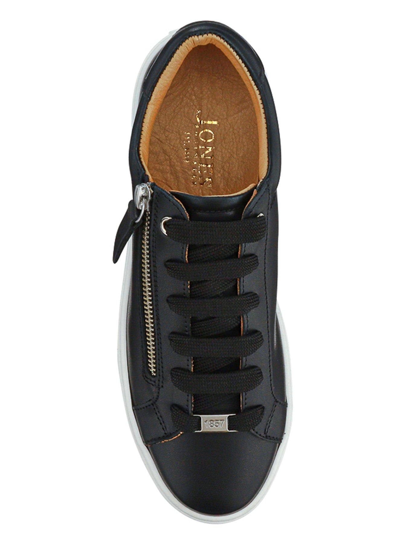  image of jones-bootmaker-amalia-flatform-trainer-black