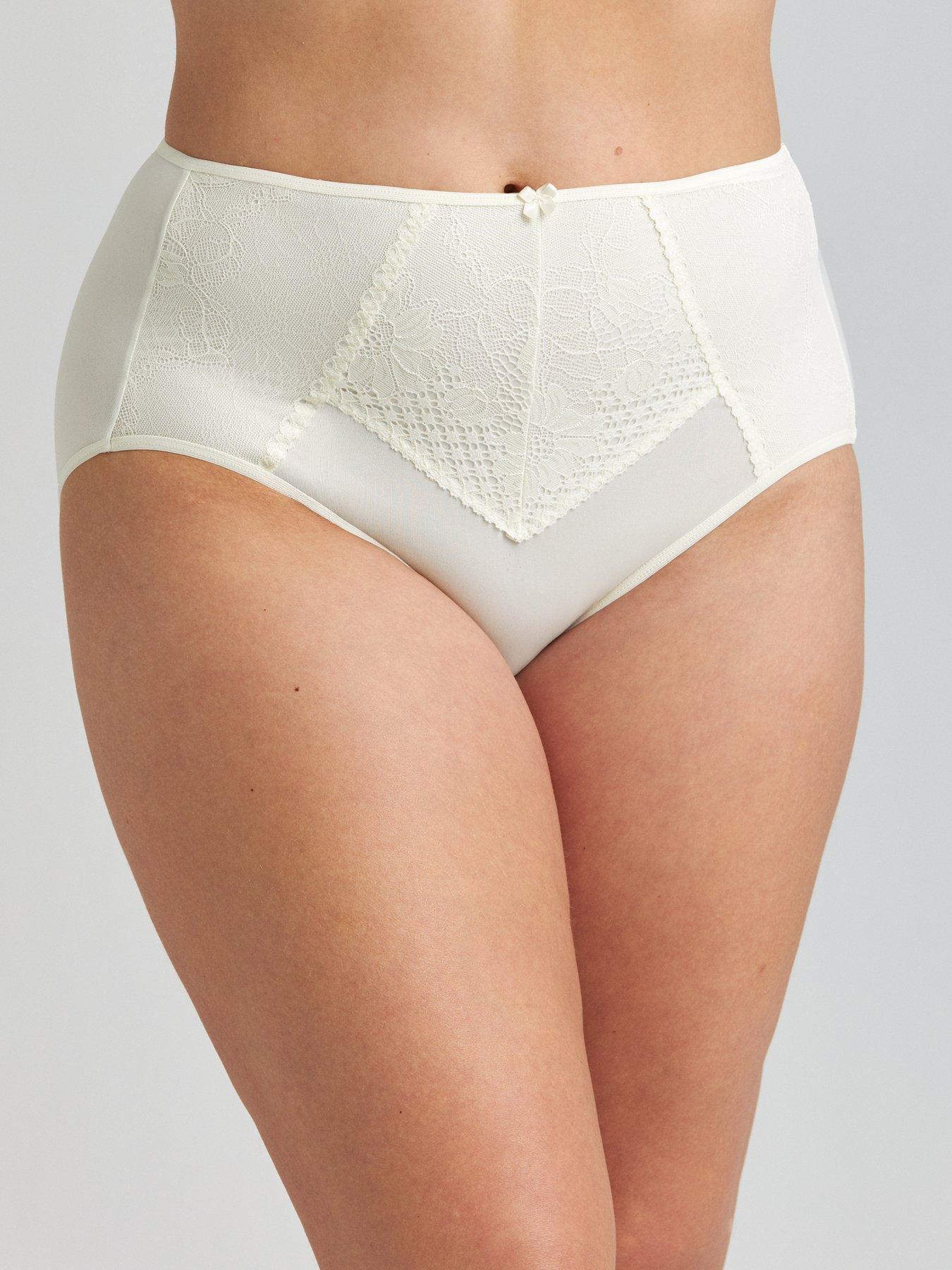 Image 1 of 2 of Miss Mary of Sweden Lace Charm Maxi Panty - Champagne
