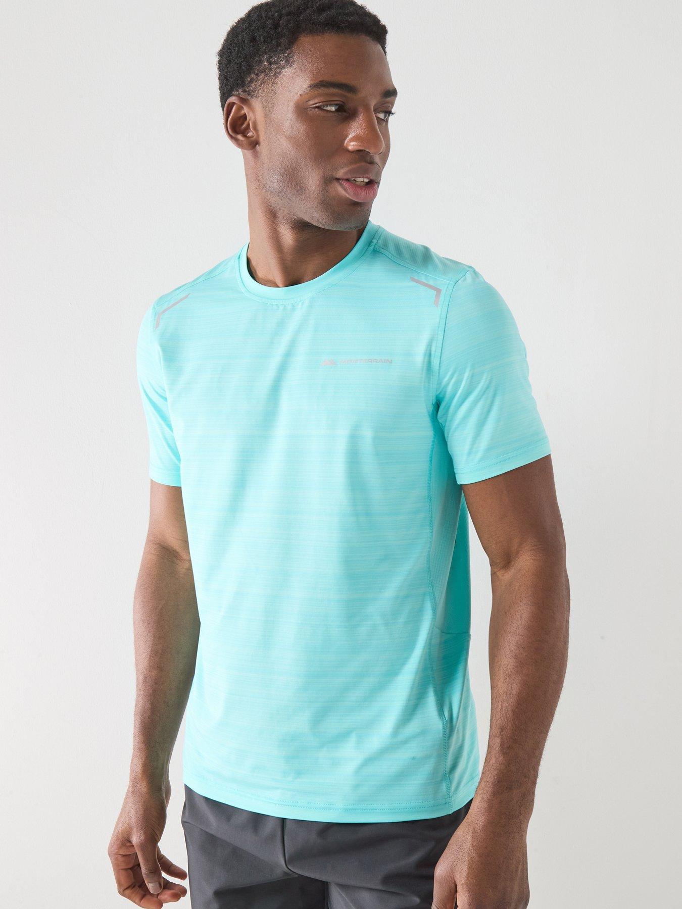 Monterrain Mens Lyder Space T-Shirt - Blue