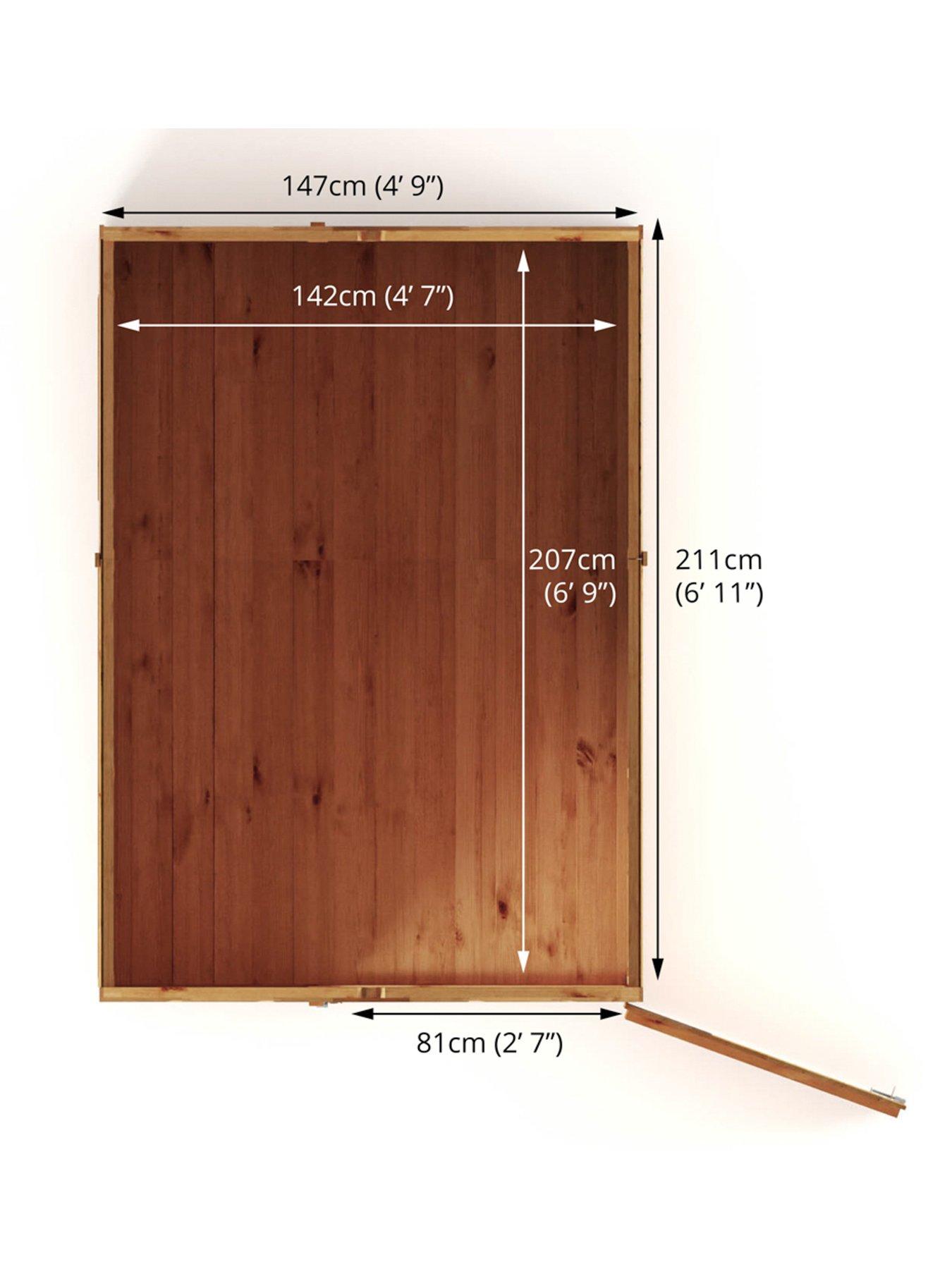 Image 6 of 7 of MERCIA 7 x 5 Modular Shiplap Apex