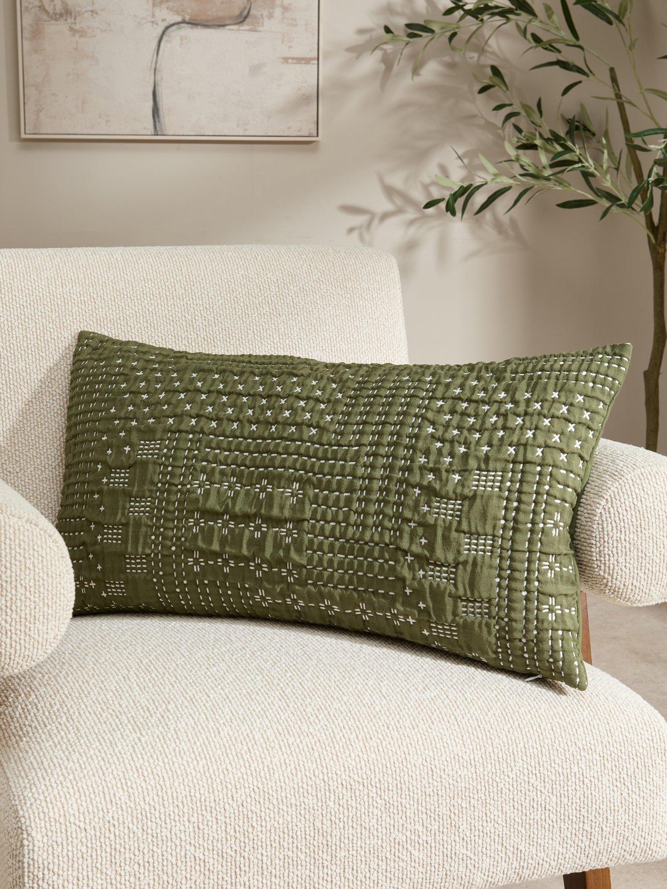 The Very Collection Country Cabin Matelasse Bolster Cushion