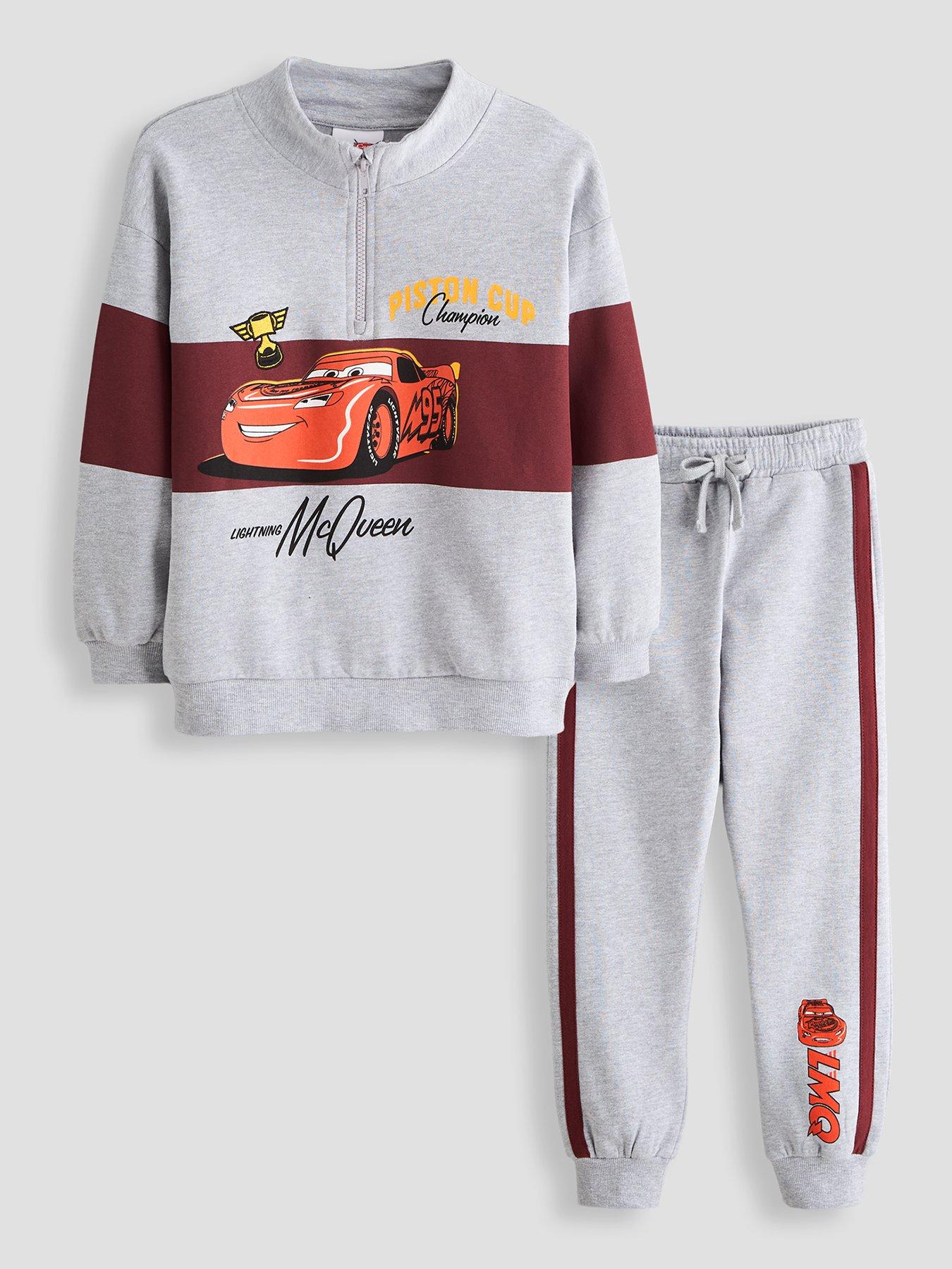 The Very Collection Disney Cars Lightning McQueen Sweat Set - Grey