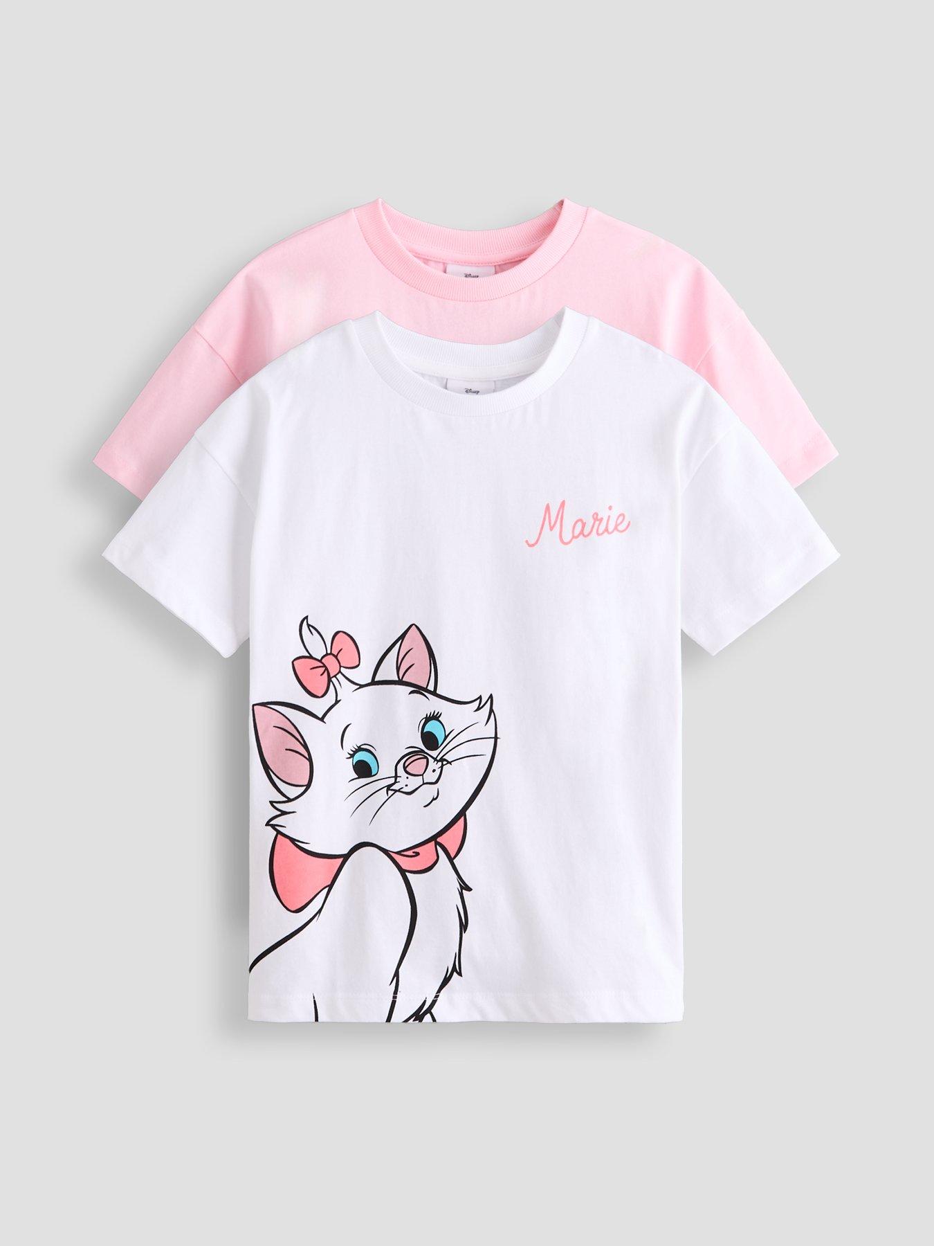 The Very Collection Aristocats Marie 2 Pack T-Shirt - Multi