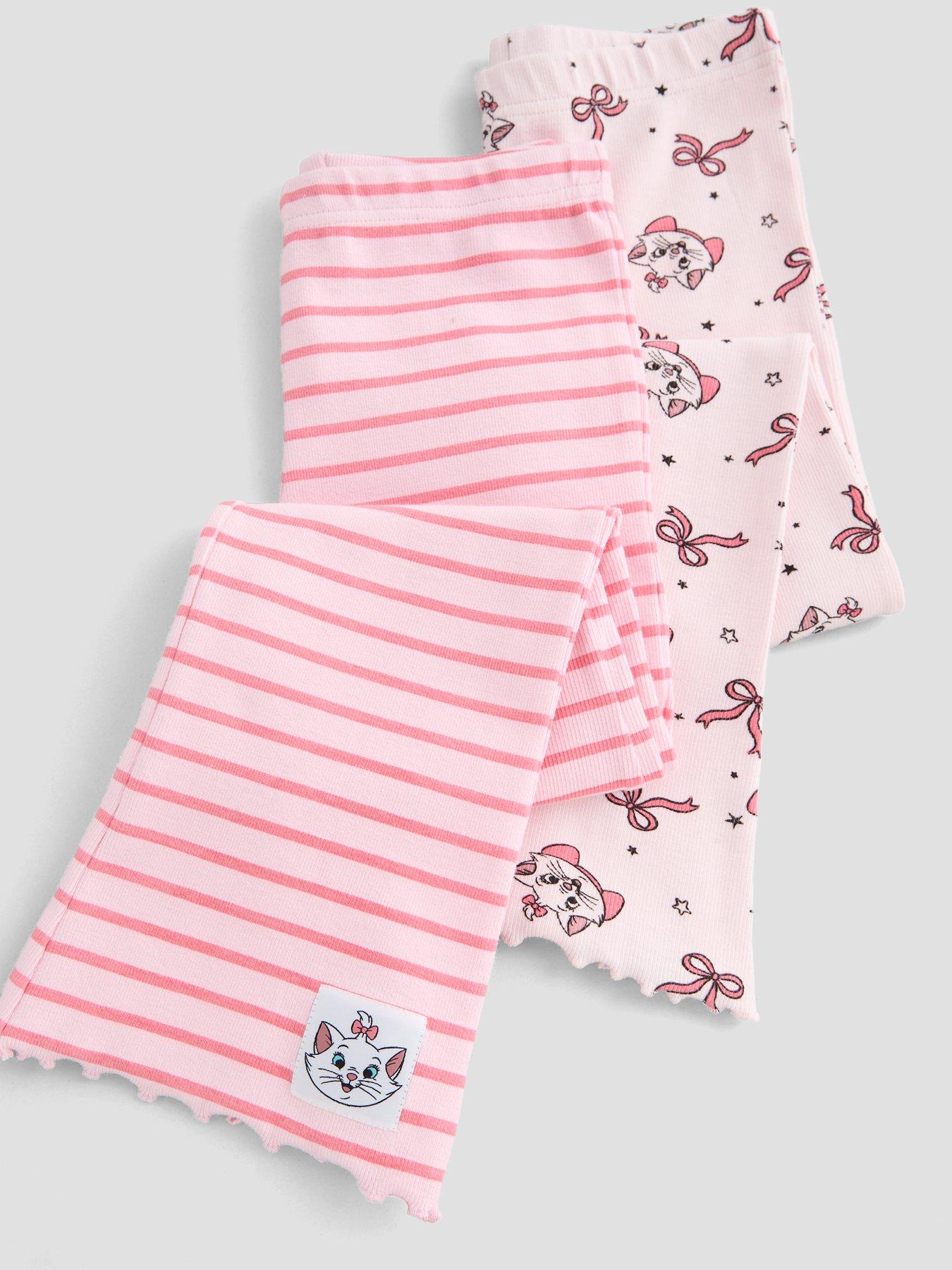 Image 5 of 5 of The Very Collection Aristocats Marie 2 Pack Flare Rib Leggings - Multi