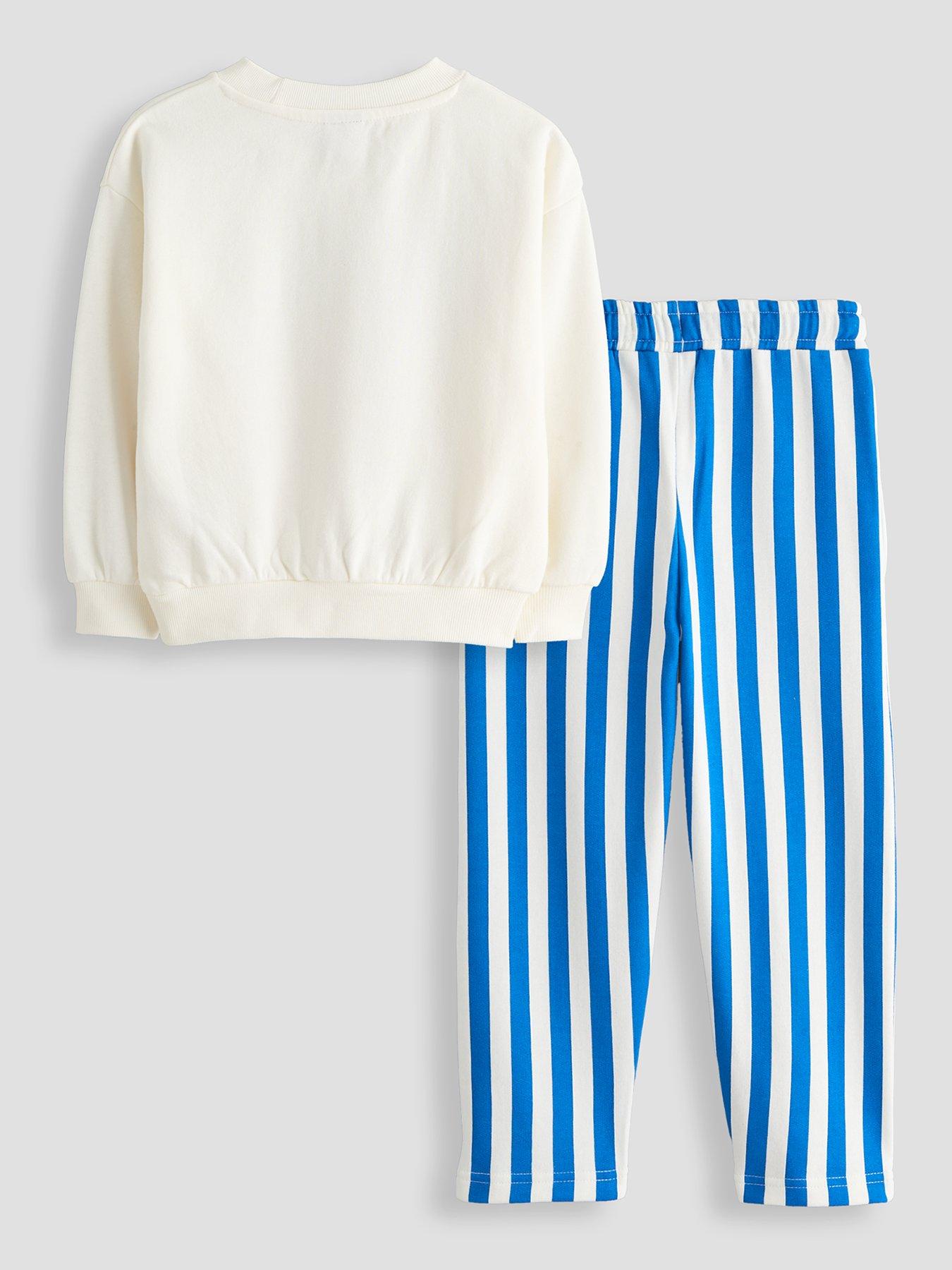 Image 2 of 4 of The Very Collection Disney Mickey Mouse Cool Stripe Bottom Sweat Set