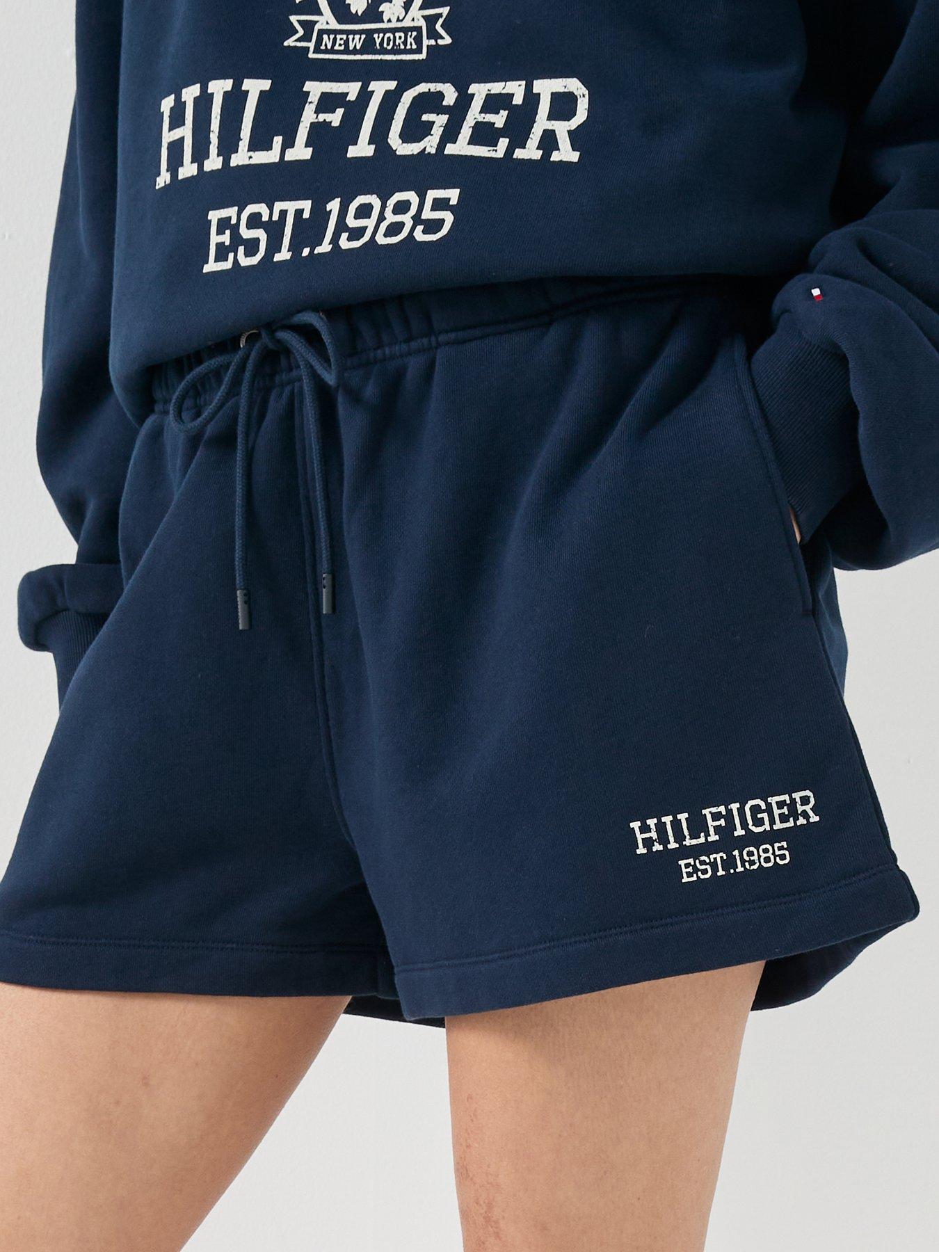 Image 4 of 6 of Tommy Hilfiger Varsity Crest Sweatshort - Blue