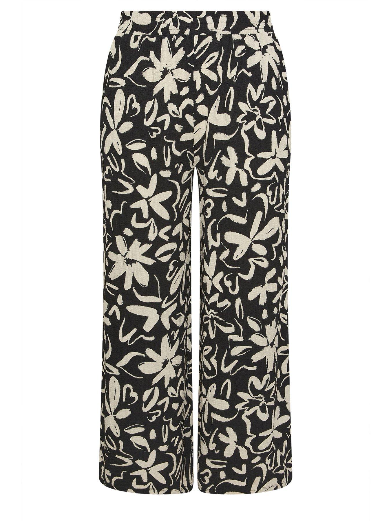 Image 5 of 5 of Yours Curve Jersey Wide Leg Trouser