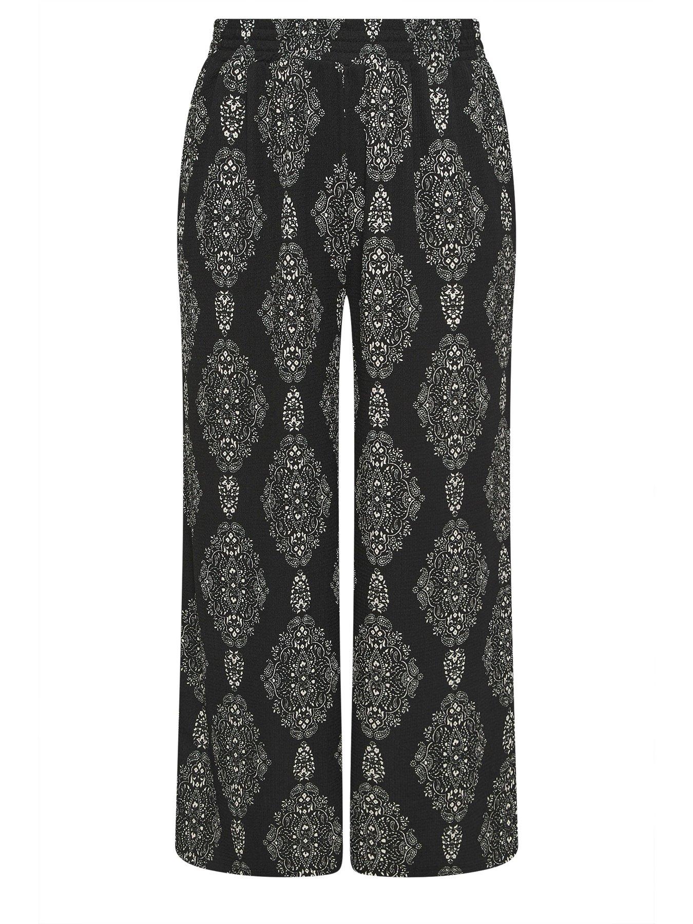 Image 5 of 5 of Yours Curve Jersey Wide Leg Trouser