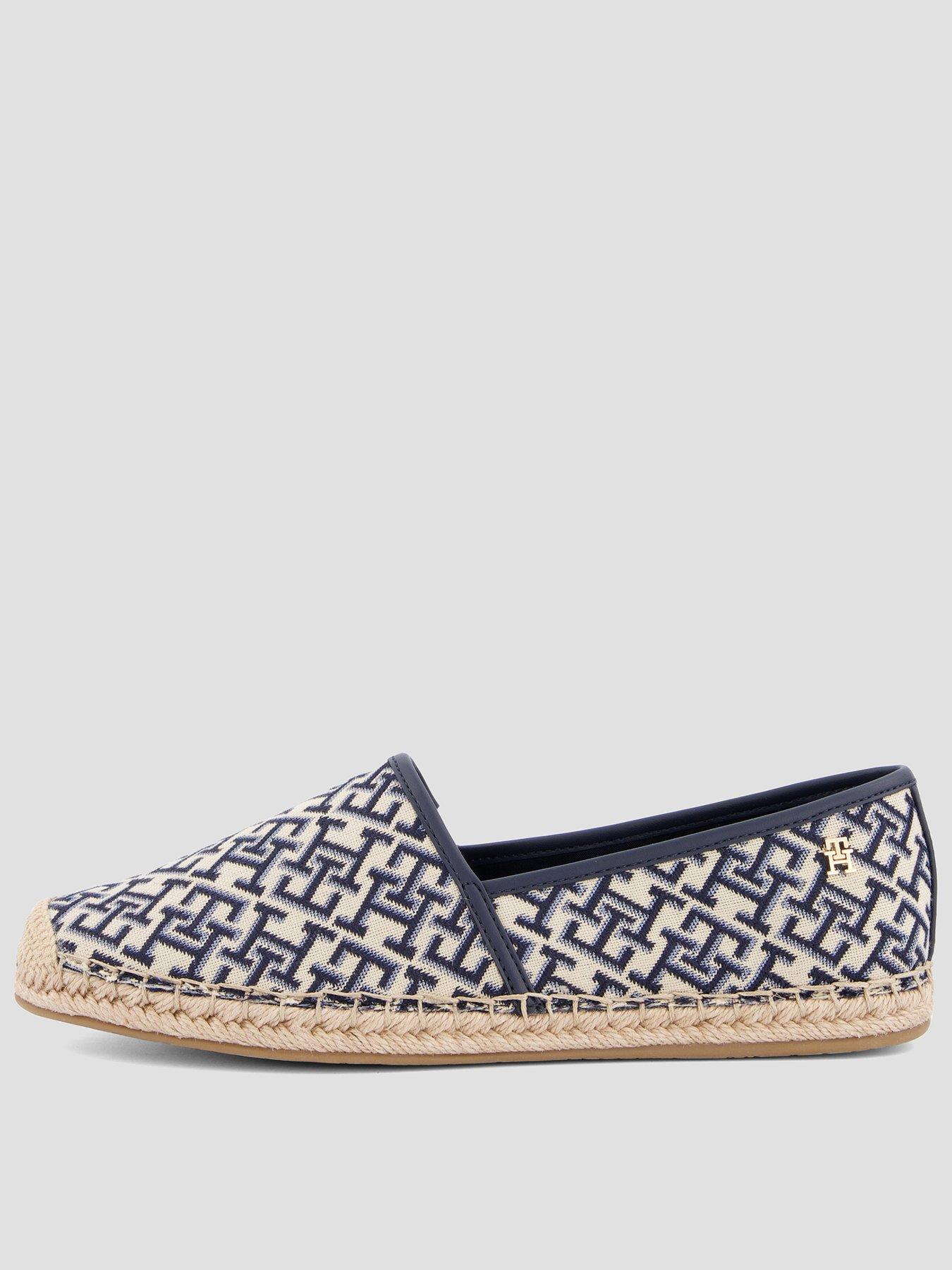 Tommy Hilfiger Th Monogram Jacquard Espadrille - Blue