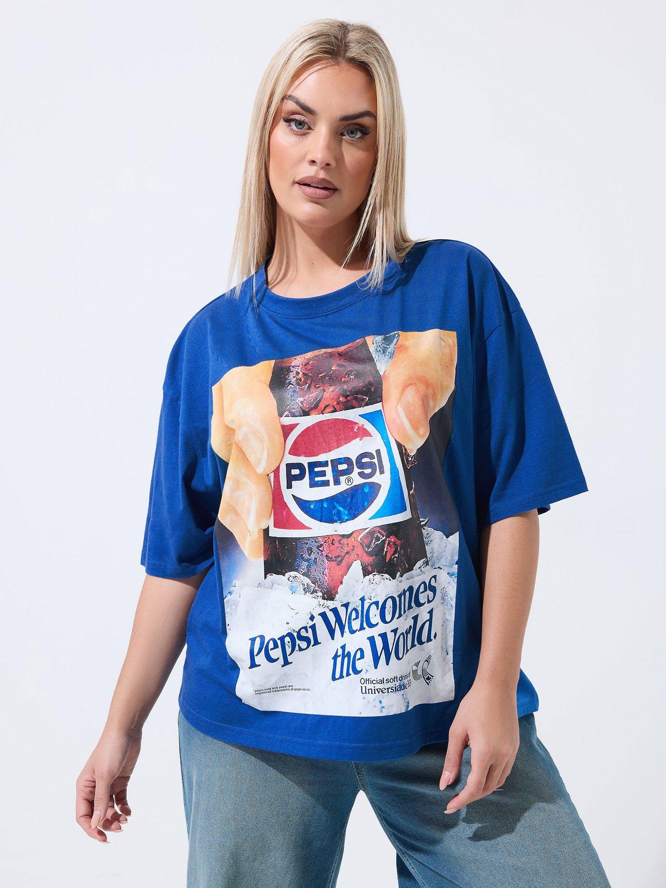  image of yours-curve-pepsi-t-shirt-blue