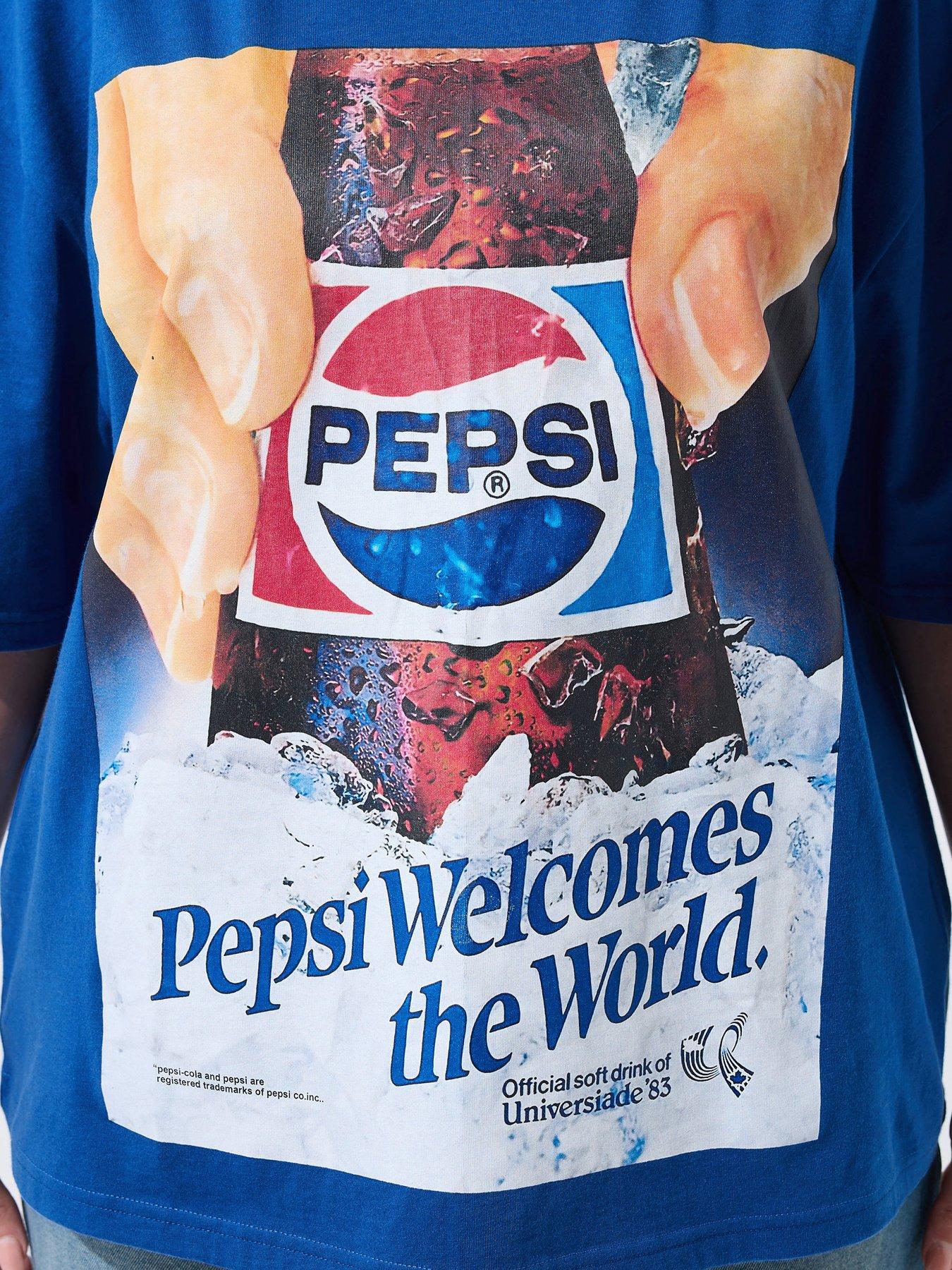  image of yours-curve-pepsi-t-shirt-blue