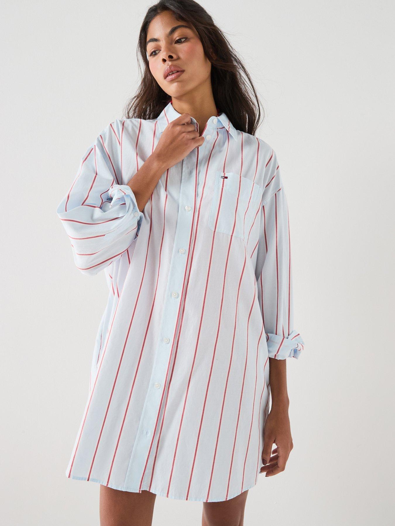 Tommy Jeans Shirt Dress - Blue