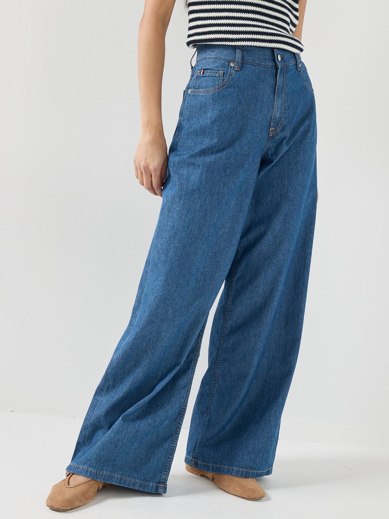 Tommy Hilfiger 70s High Rise Wide Leg Jeans - Tory Mid
