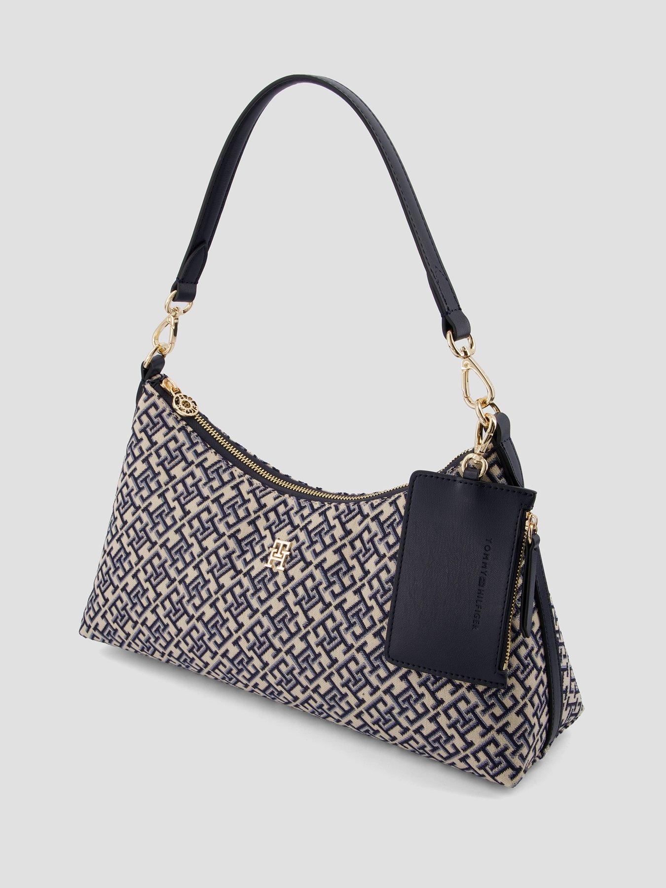 Image 2 of 4 of Tommy Hilfiger Hilfiger Icon Jacquard Shoulder Bag - Blue