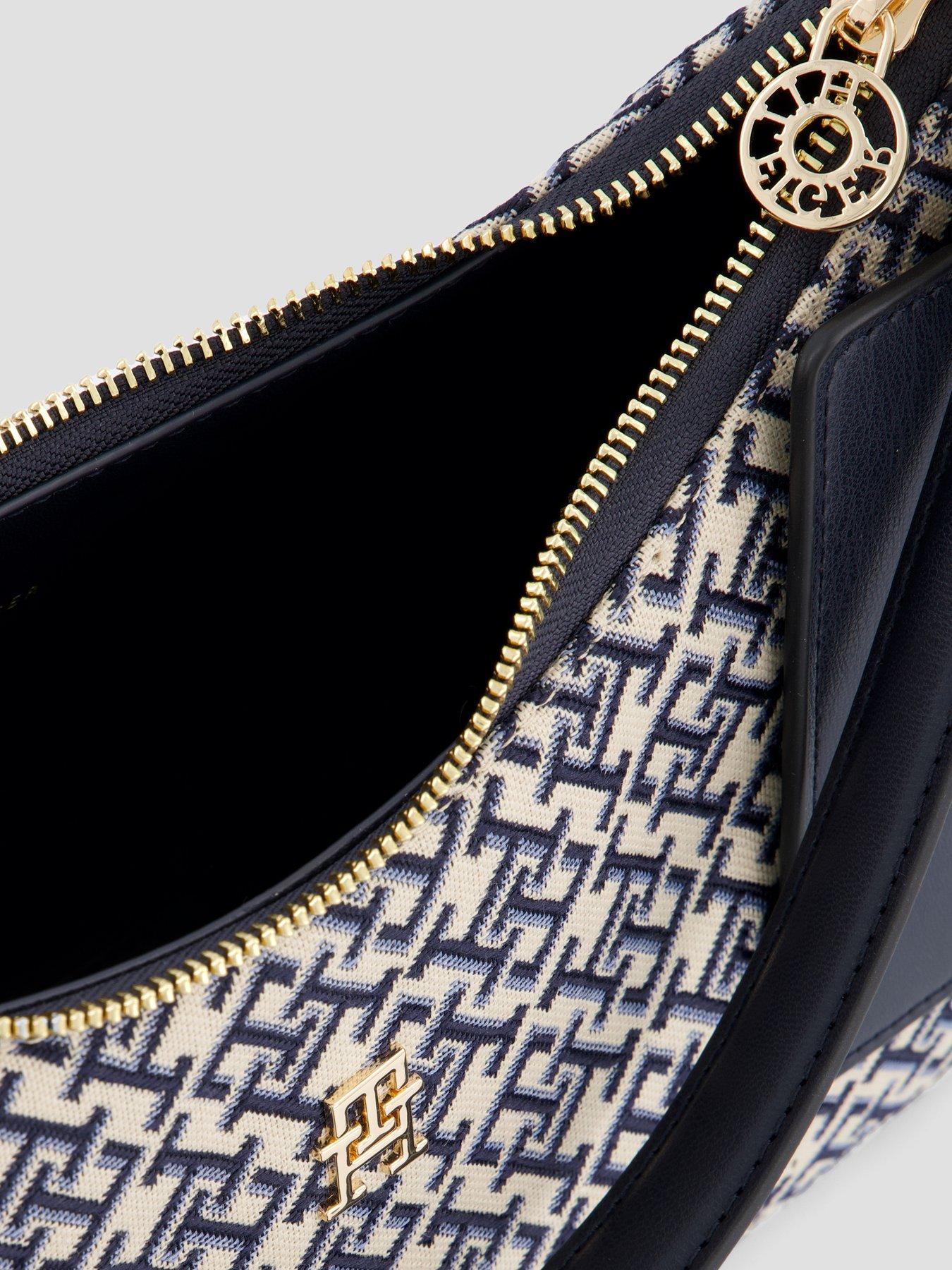 Image 4 of 4 of Tommy Hilfiger Hilfiger Icon Jacquard Shoulder Bag - Blue