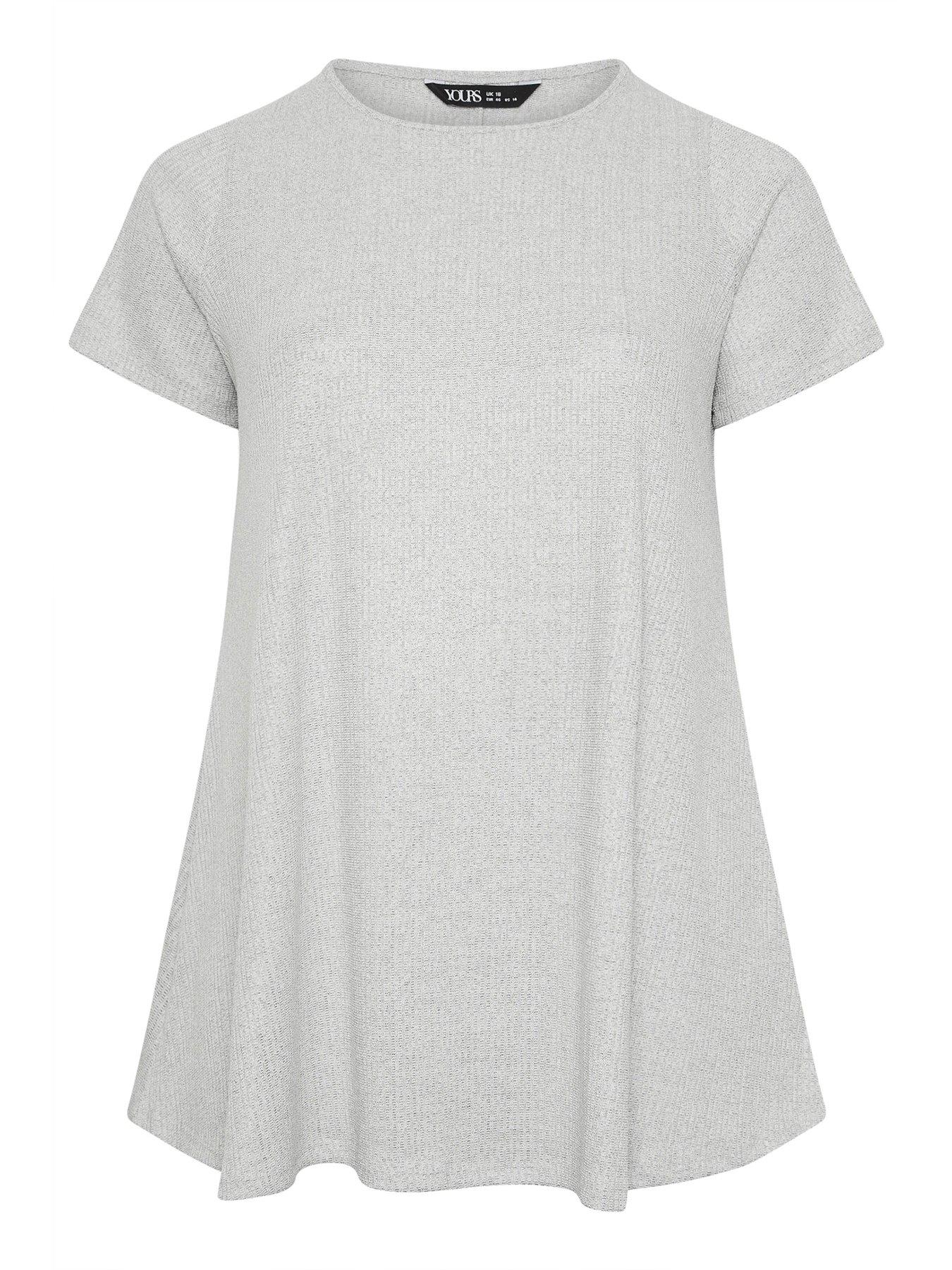  image of yours-curve-soft-touch-rib-swing-top-grey