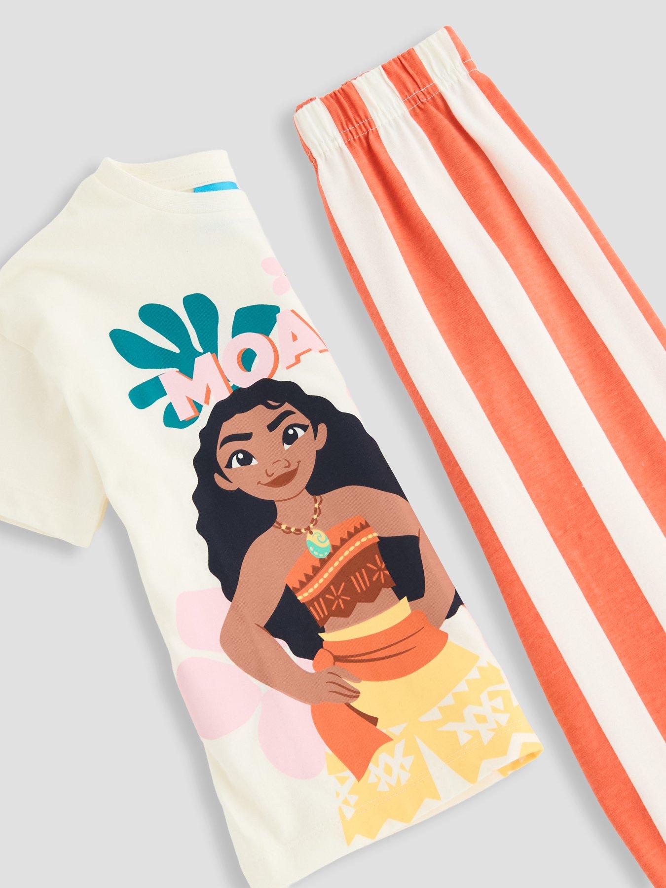 Image 3 of 5 of The Very Collection Disney Moana Stripe Leg Pyjamas