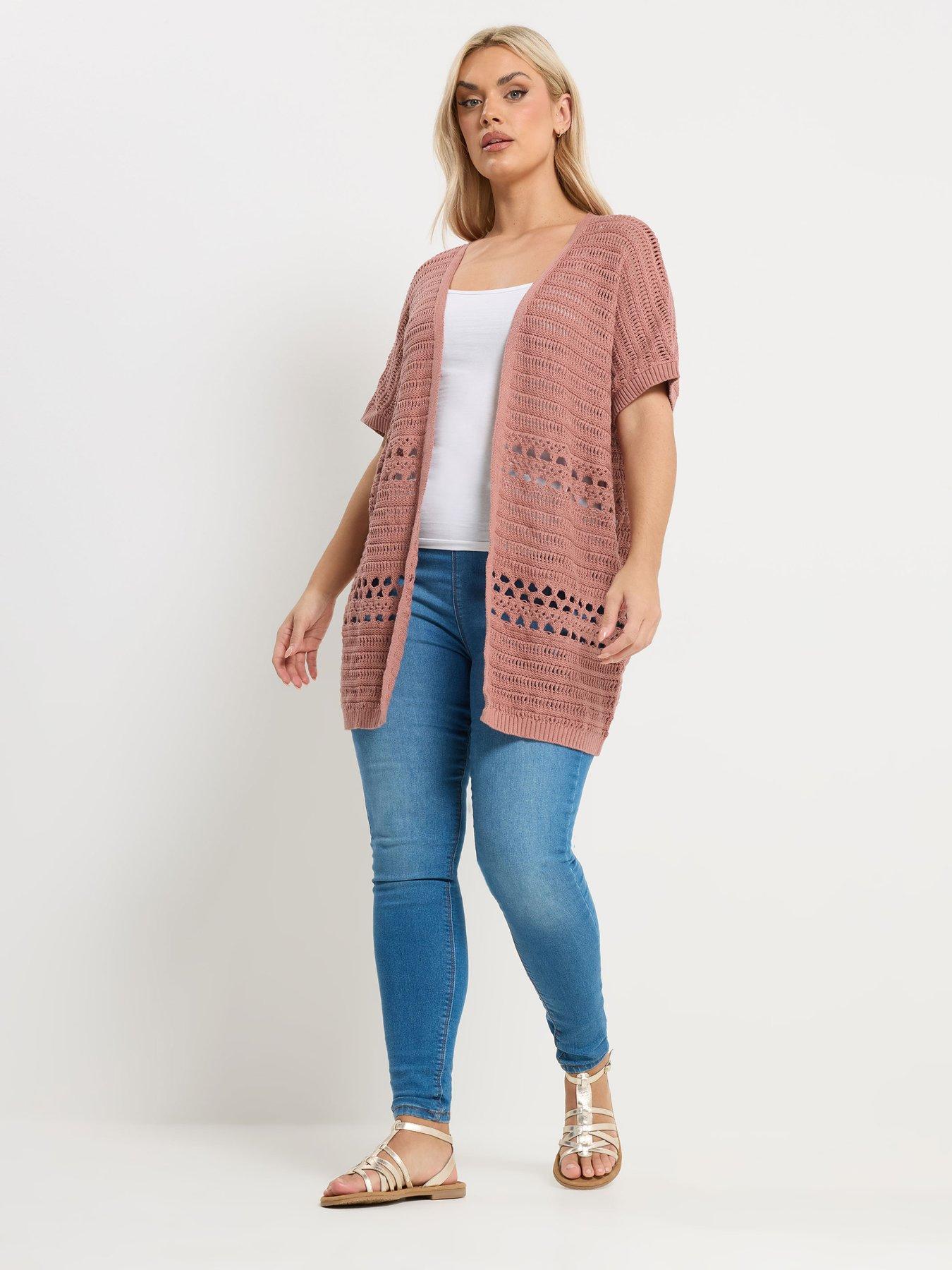  image of yours-curve-kimono-cardigan-pink