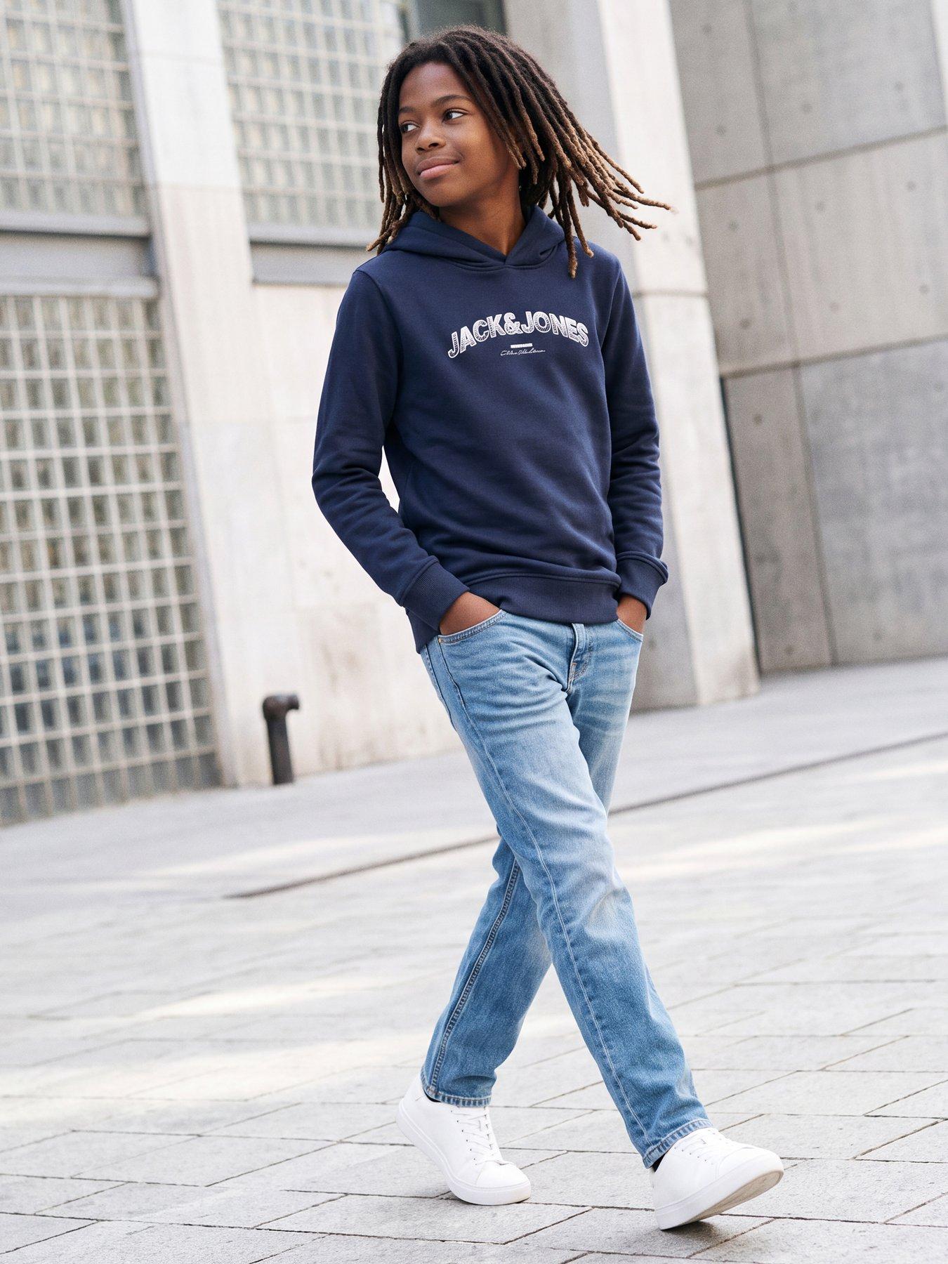 Jack & Jones Junior Boys Avery Hoody - Navy