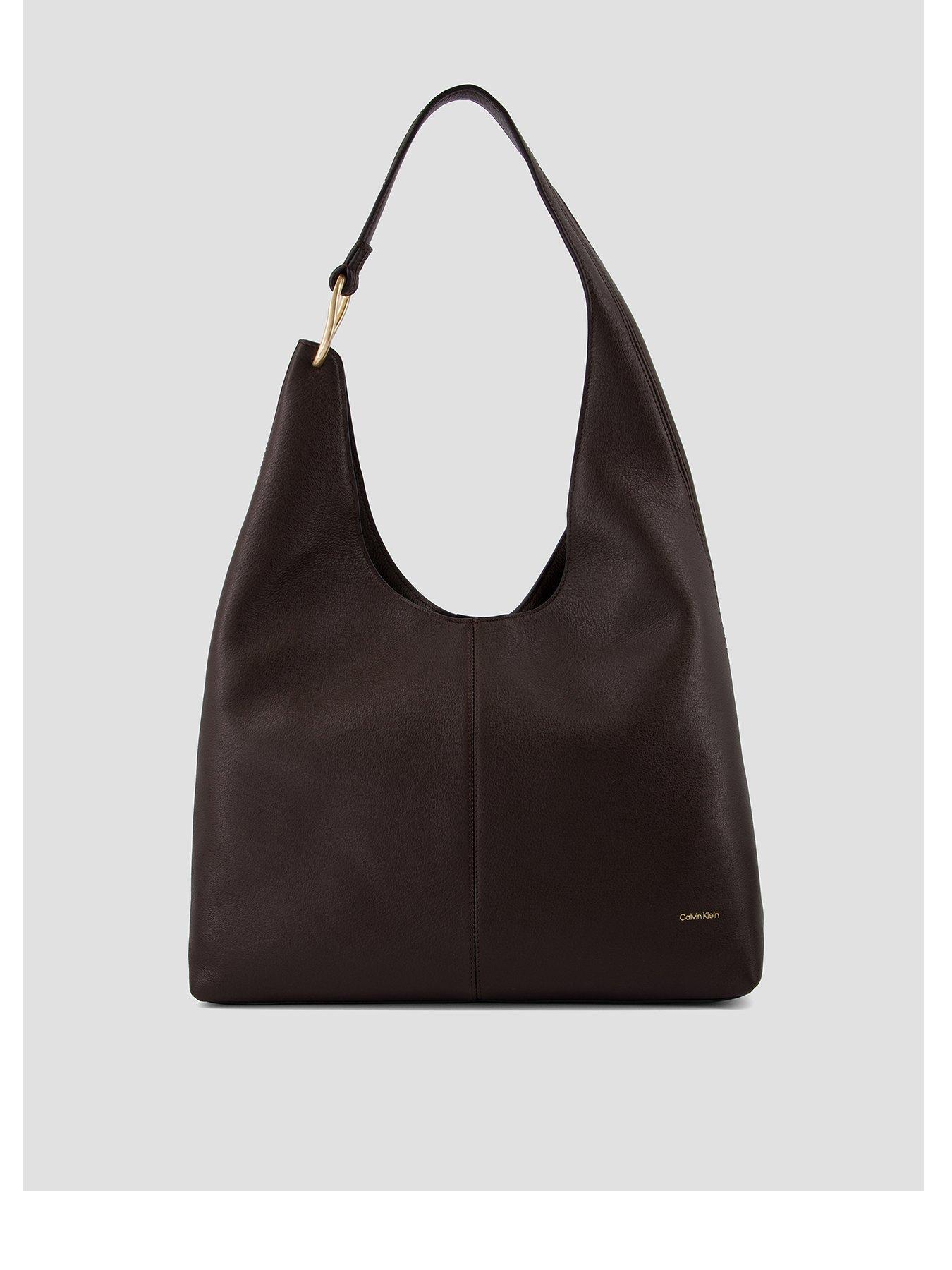 Calvin Klein Slouchy Leather Medium Shoulder Bag - Delicioso