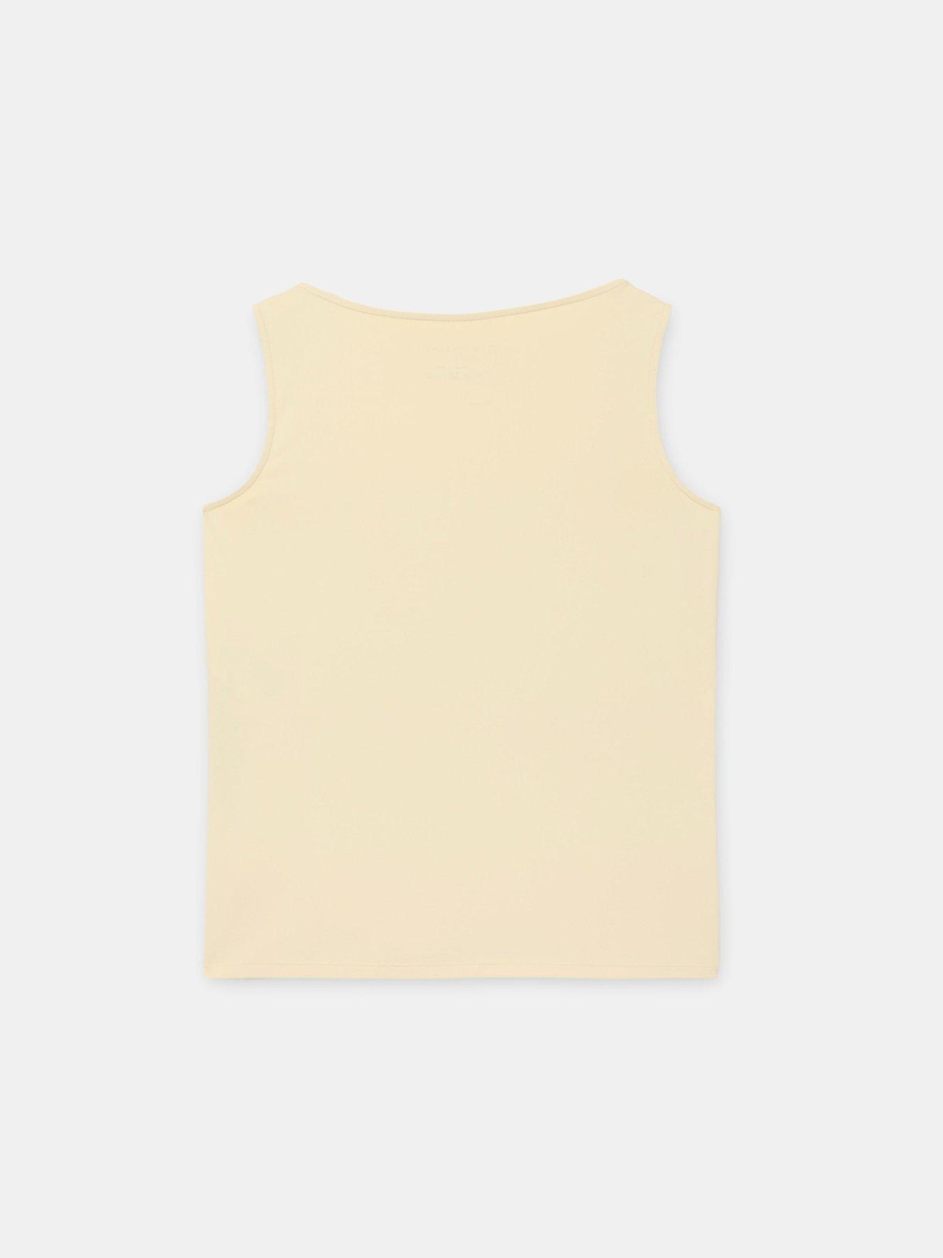 Image 6 of 6 of Mint Velvet Layering Square Vest - Yellow