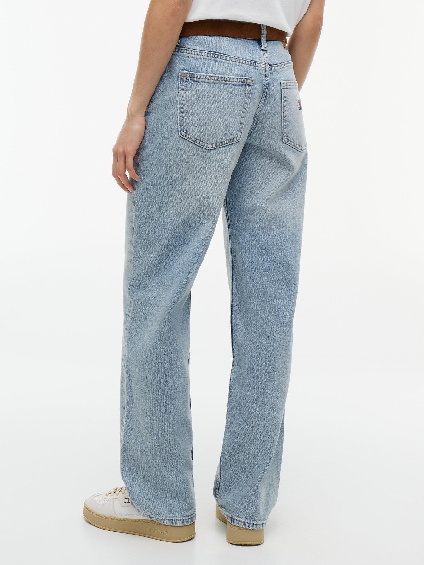 Image 2 of 5 of Tommy Jeans Sophie Low Rise Straight Jeans - Denim Light