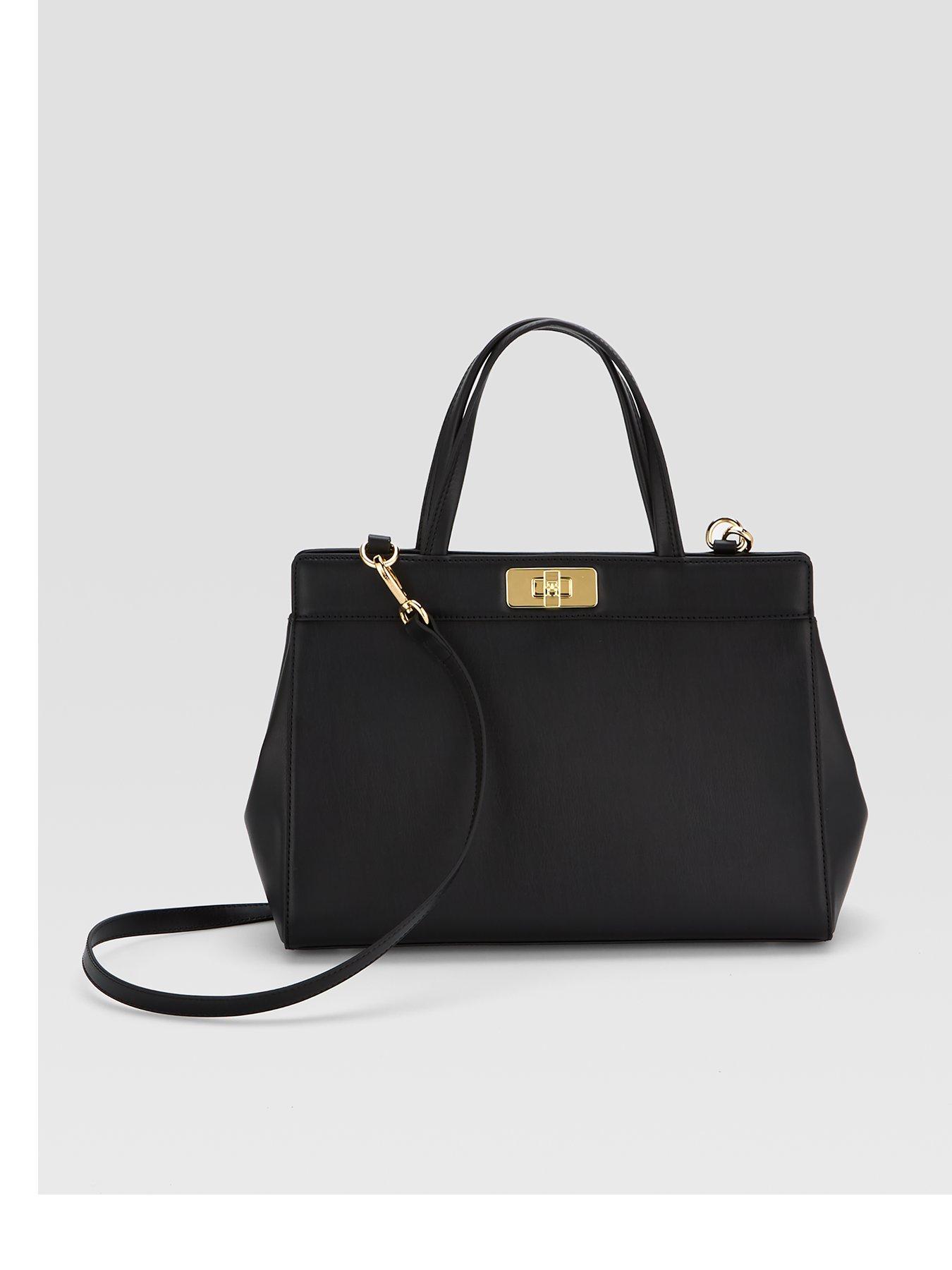 Tommy Hilfiger Modern Satchel Handbag - Black