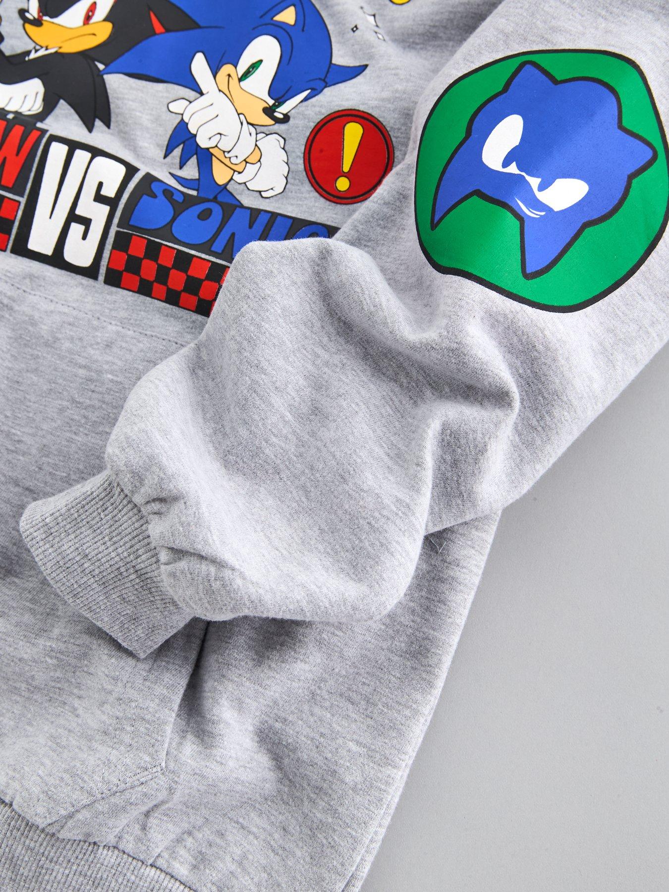 Image 3 of 5 of The Very Collection Sonic &amp; Knuckles Sweat Set - Grey