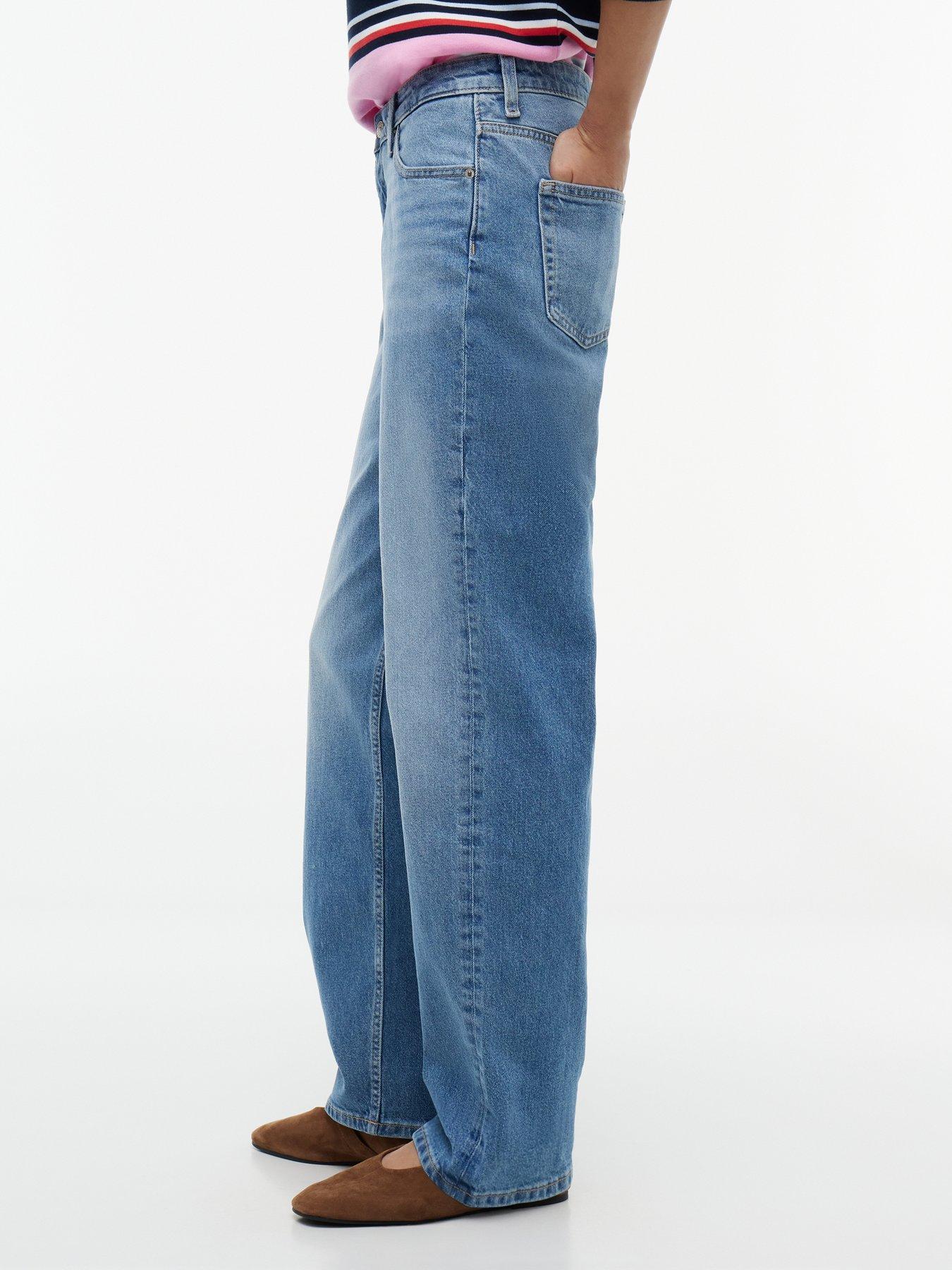Image 4 of 6 of Tommy Jeans Sophie Low Rise Straight Jeans - Denim Medium