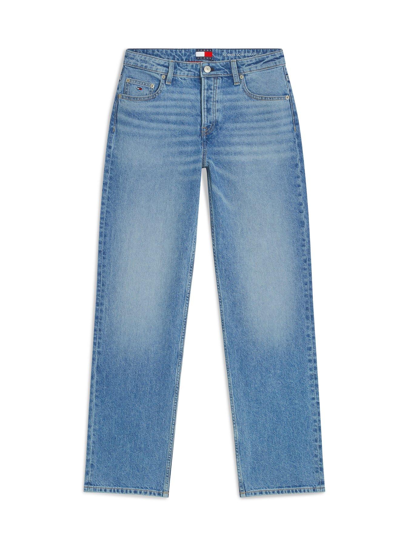 Image 6 of 6 of Tommy Jeans Sophie Low Rise Straight Jeans - Denim Medium