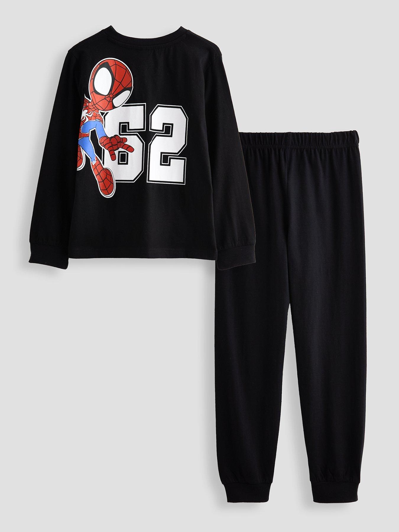 The Very Collection Spidey And Friends Back Print Pyjamas