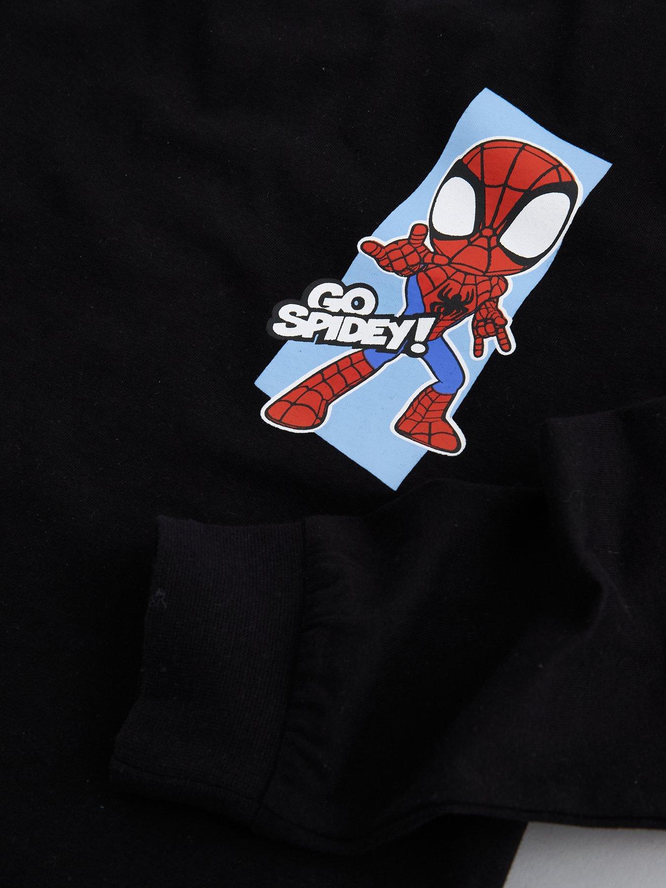 Image 3 of 5 of The Very Collection Spidey And Friends Back Print Pyjamas
