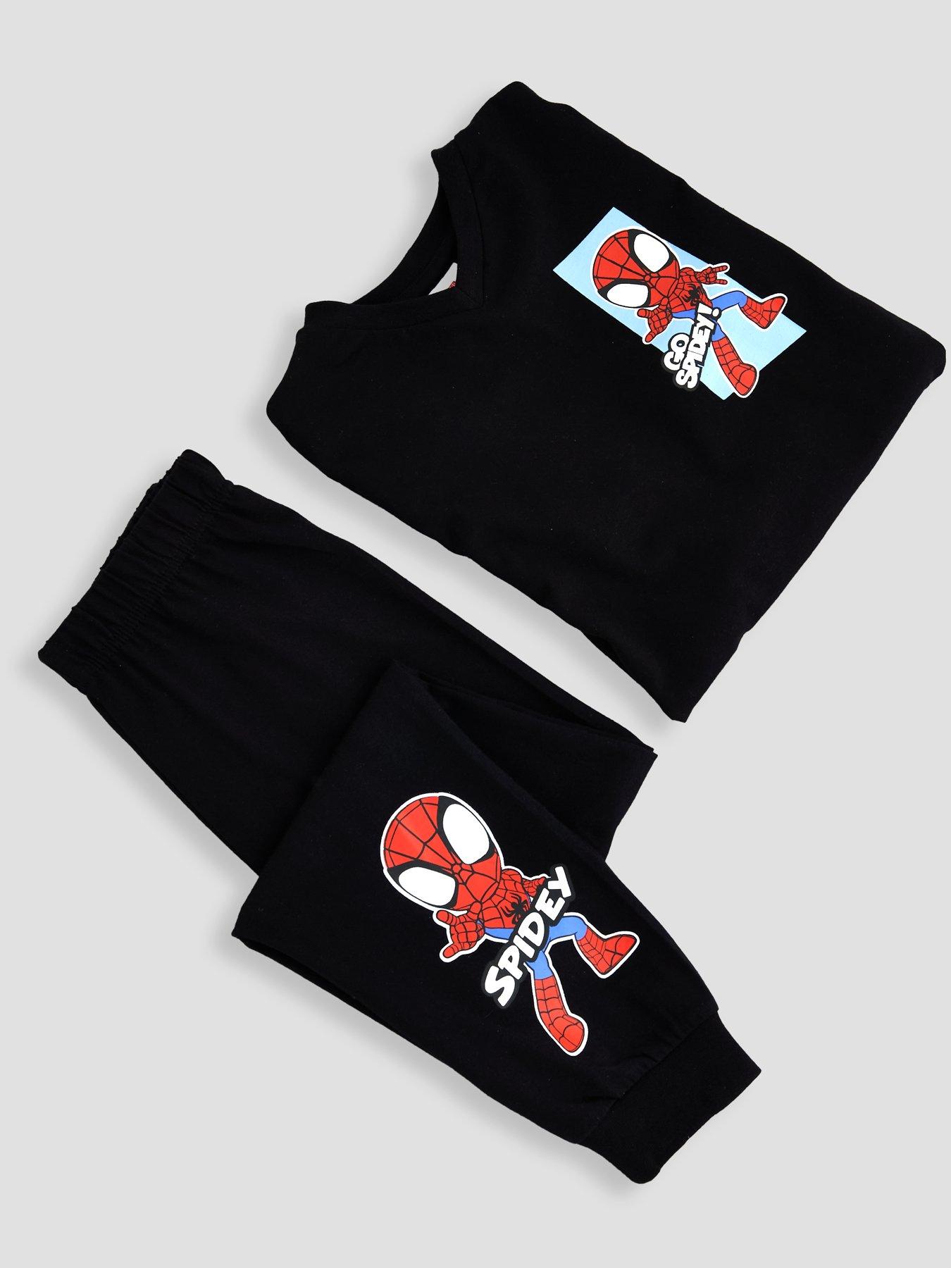 Image 5 of 5 of The Very Collection Spidey And Friends Back Print Pyjamas