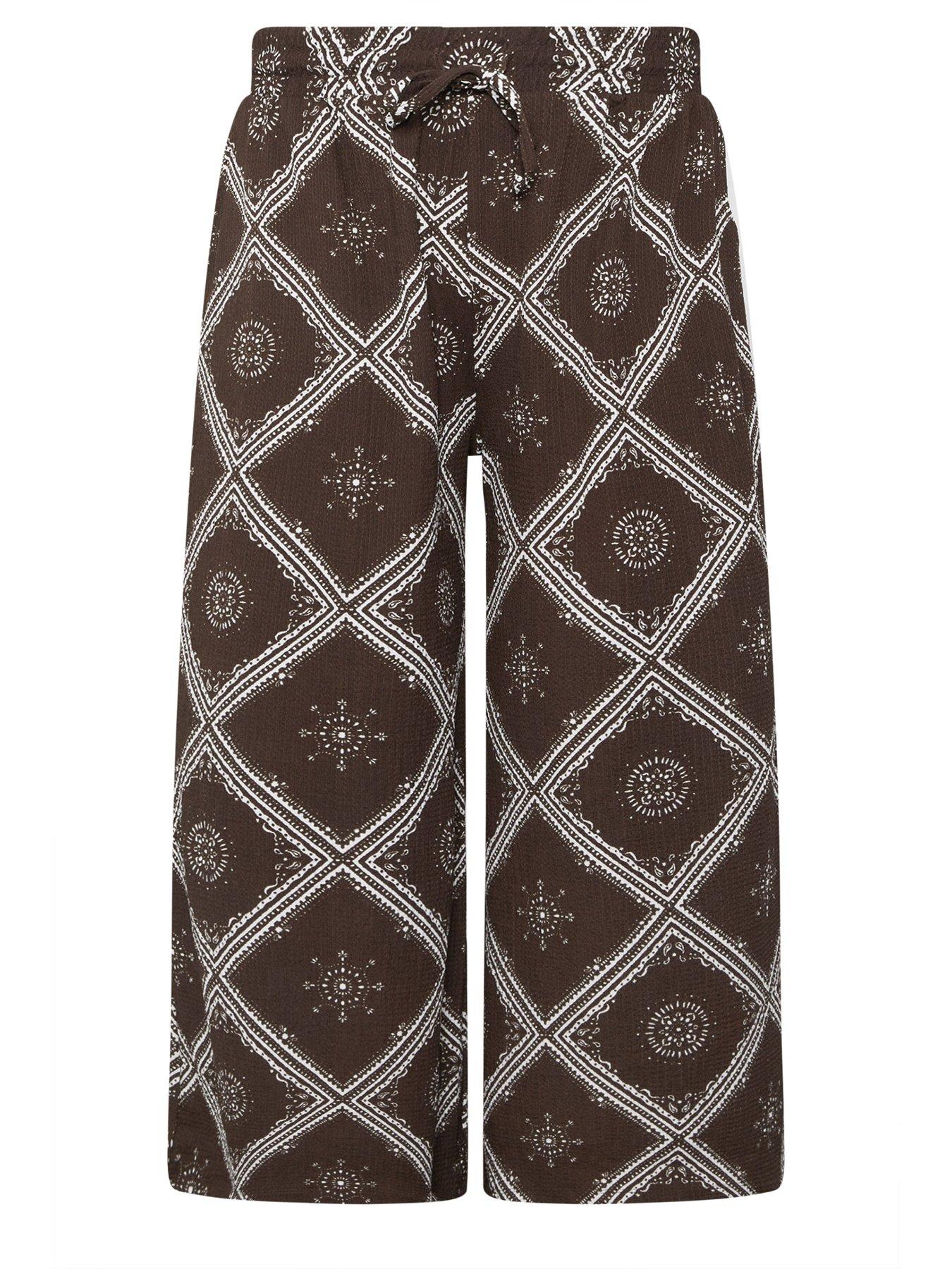 Image 5 of 5 of Yours Curve Jersey Wide Leg Trouser