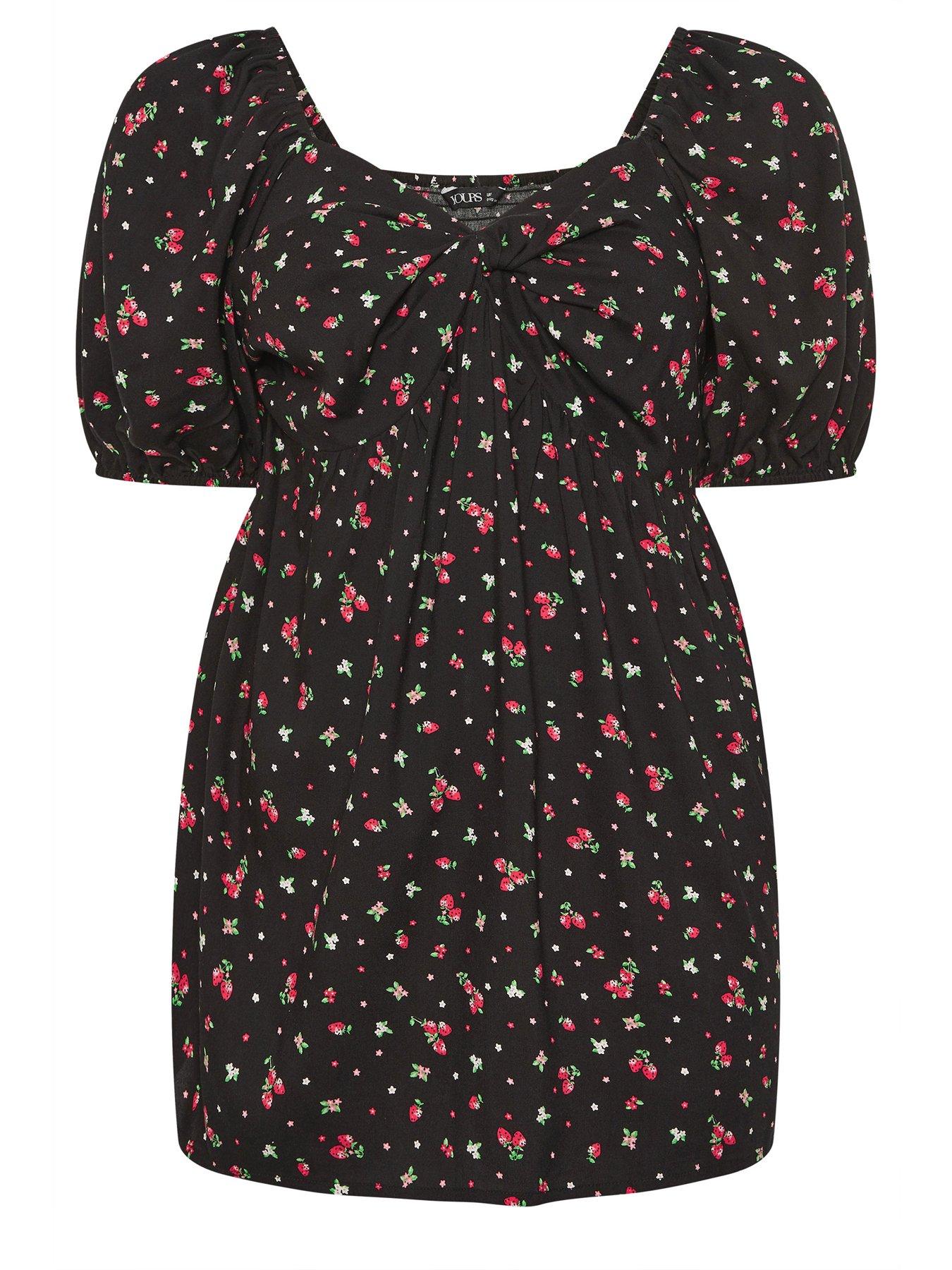  image of yours-curve-twist-front-blouse-black