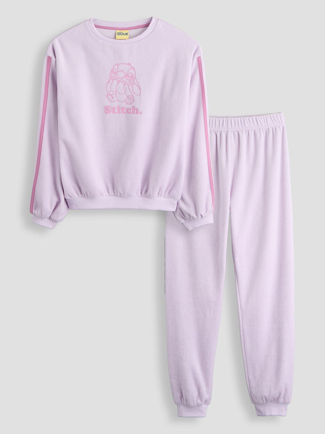 The Very Collection Lilo And Stitch Fleece Pyjamas - Purple