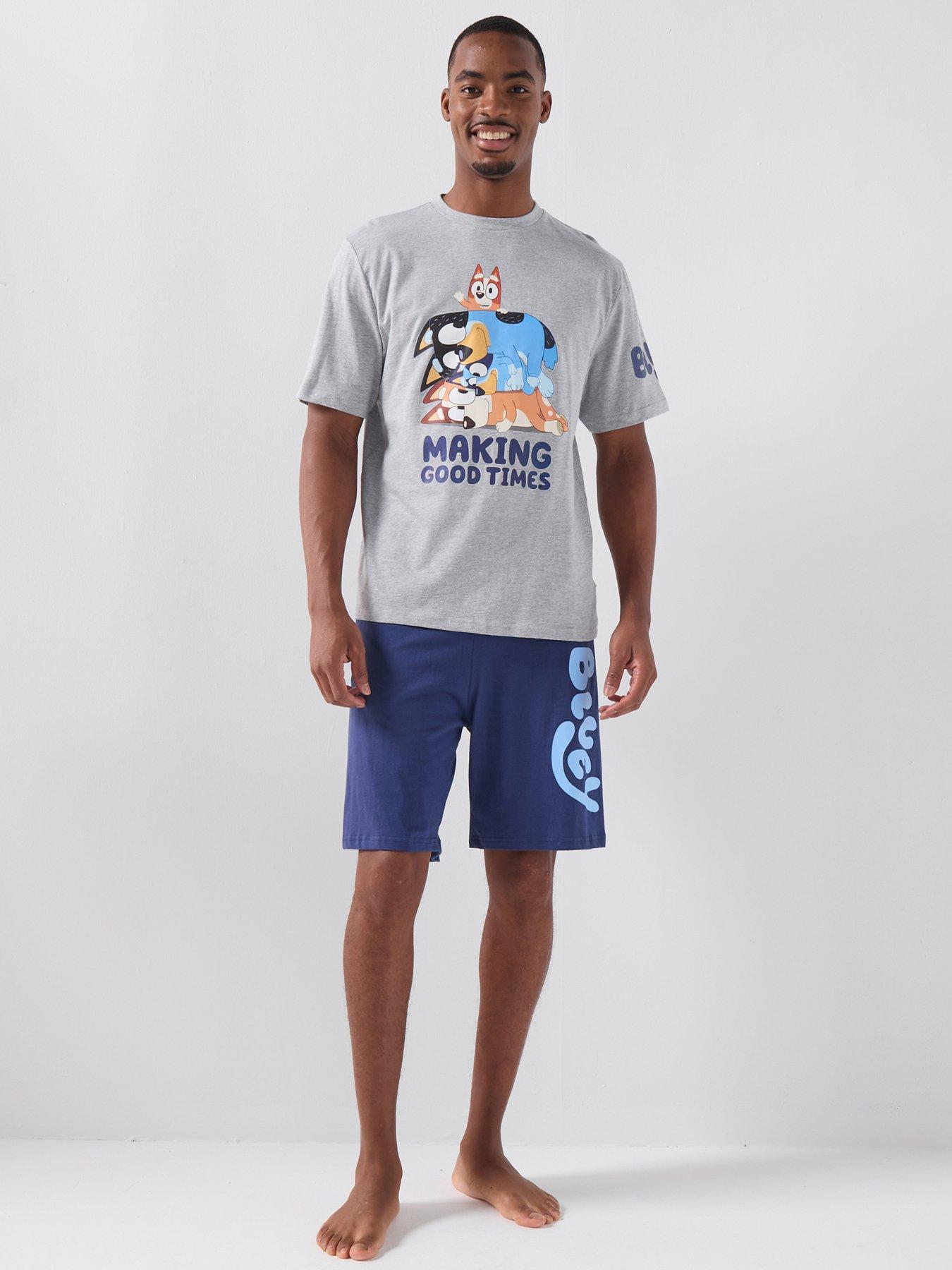 Brand Threads Bluey Fathers Day Men Short Pyjama Set