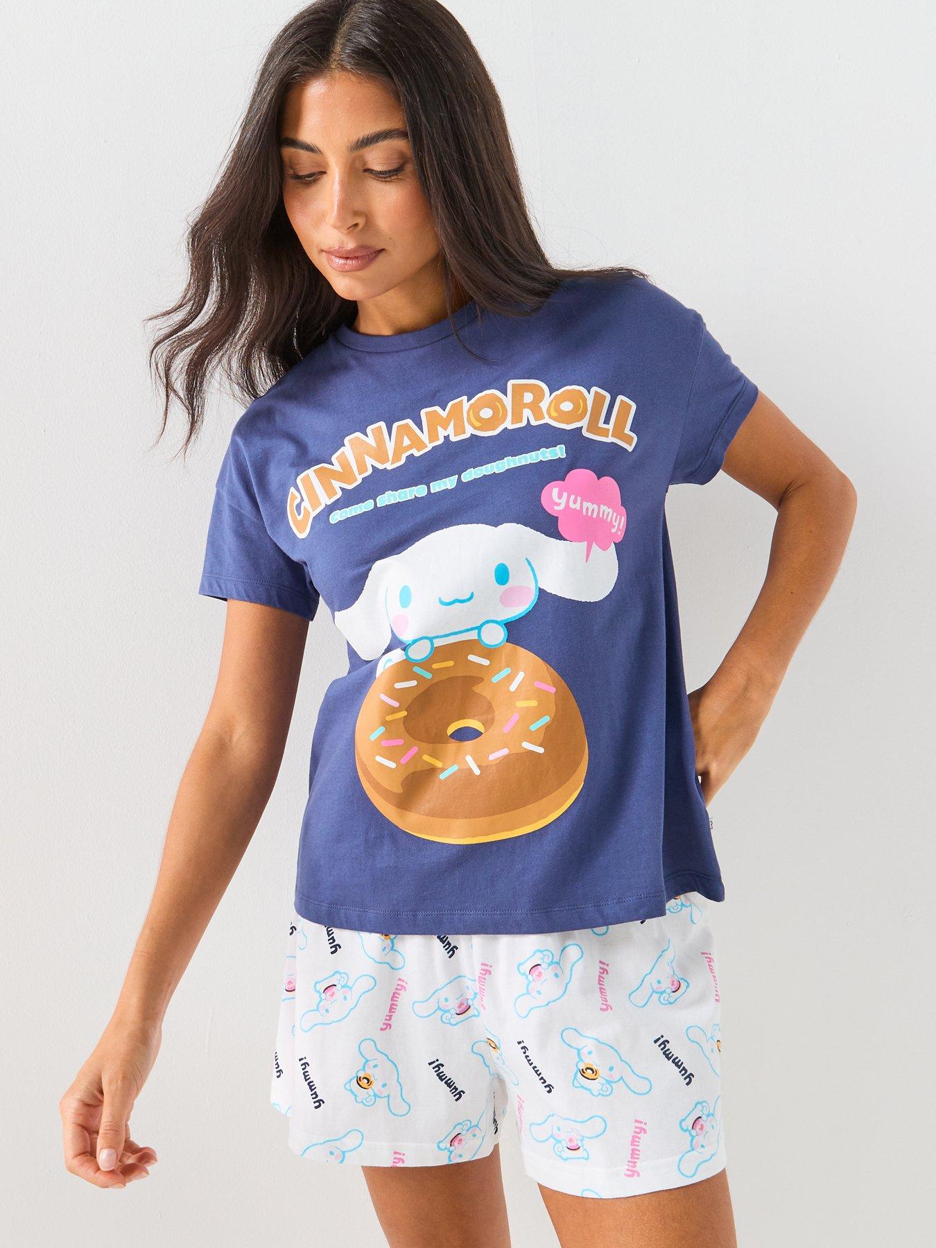 Brand Threads Ladies Cinnamoroll Short Pyjama Set