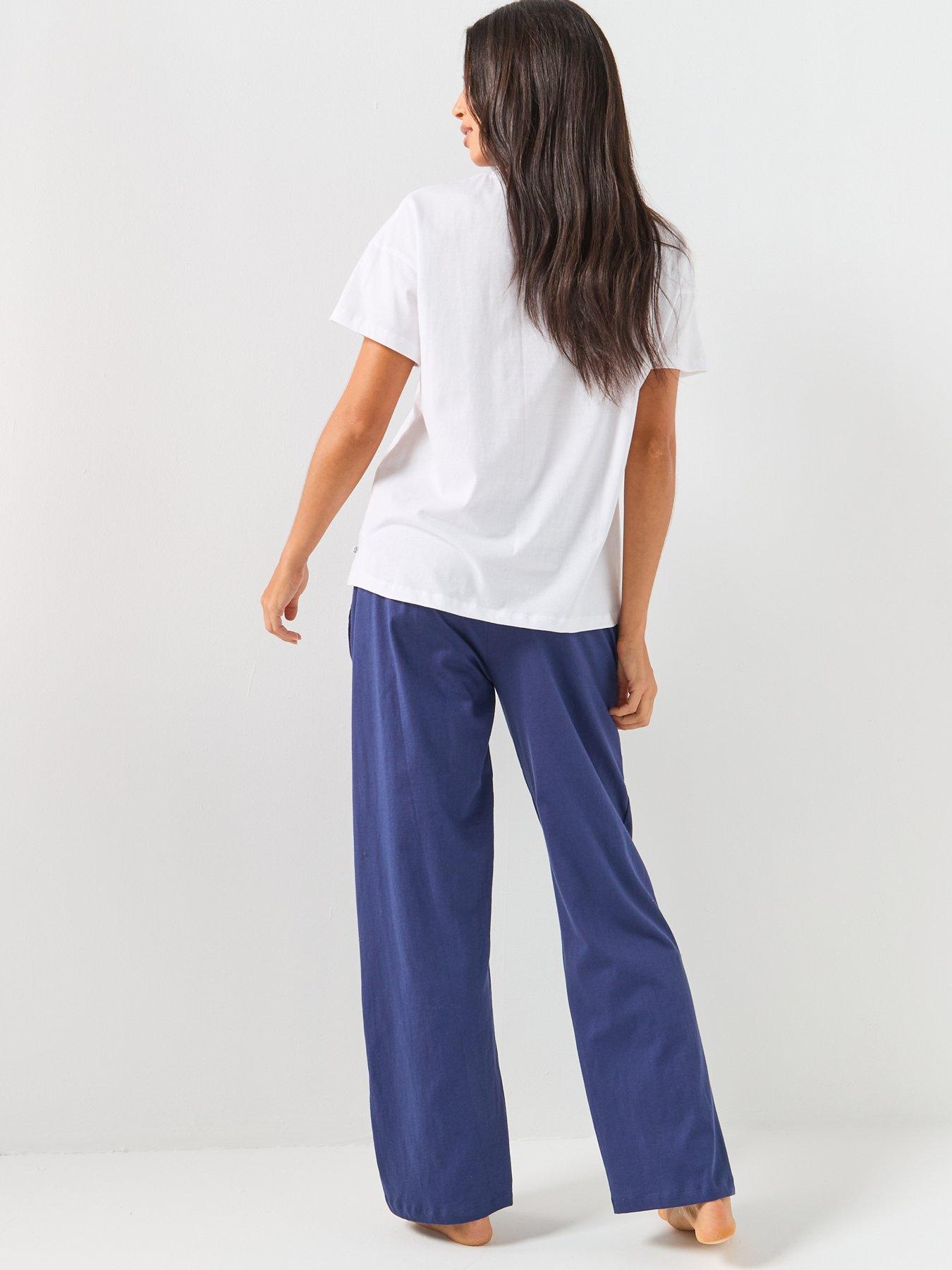  image of brand-threads-ladies-eeyore-long-leg-pyjama-set