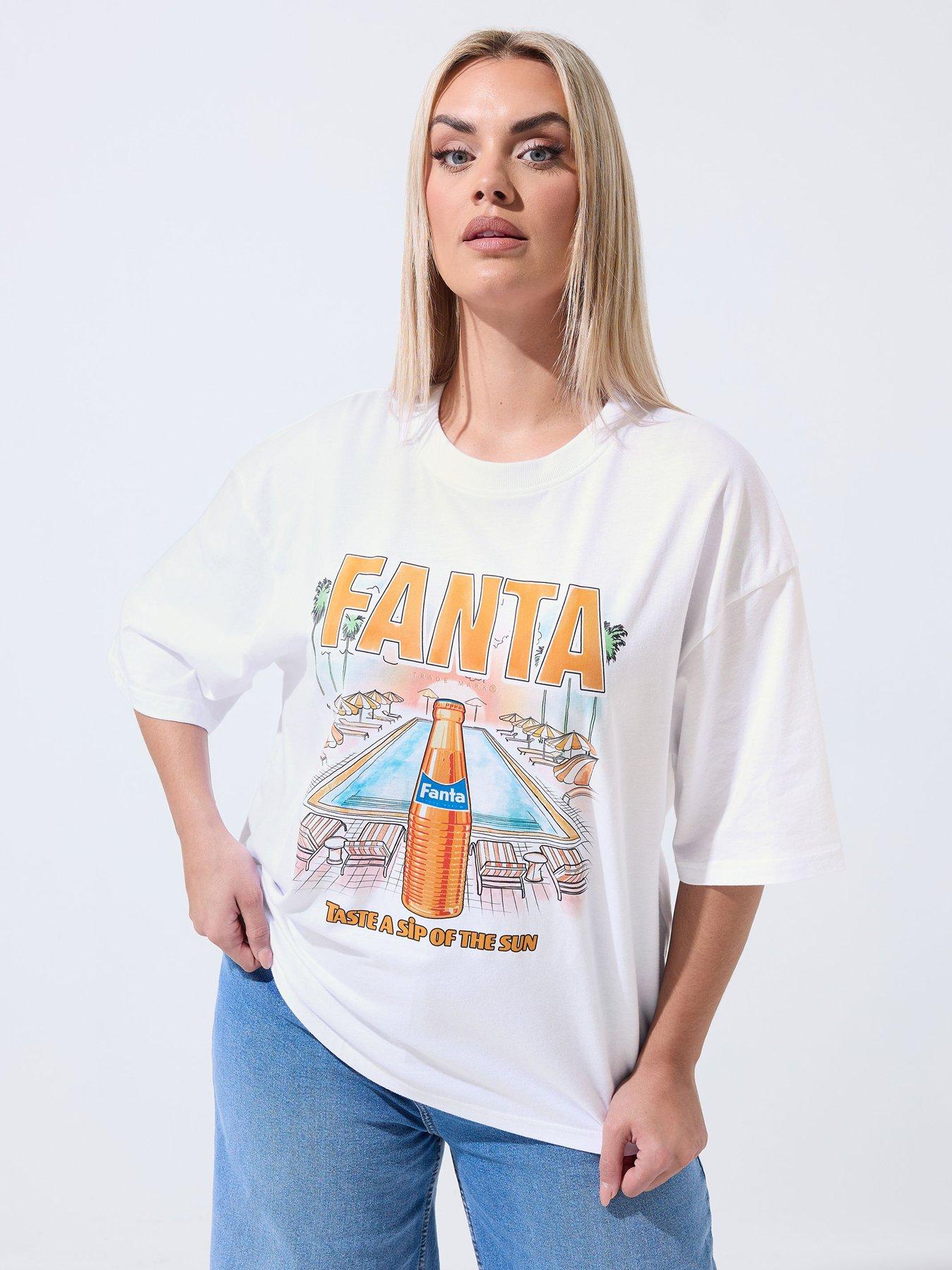 Yours Curve Fanta T-shirt