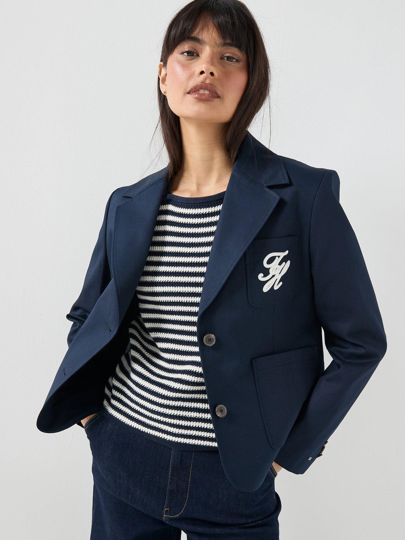 Tommy Hilfiger Chino Dressing Cotton Blazer - Blue