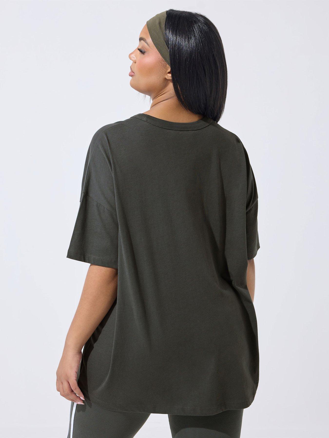  image of yours-curve-wellness-studio-active-t-shirt-grey