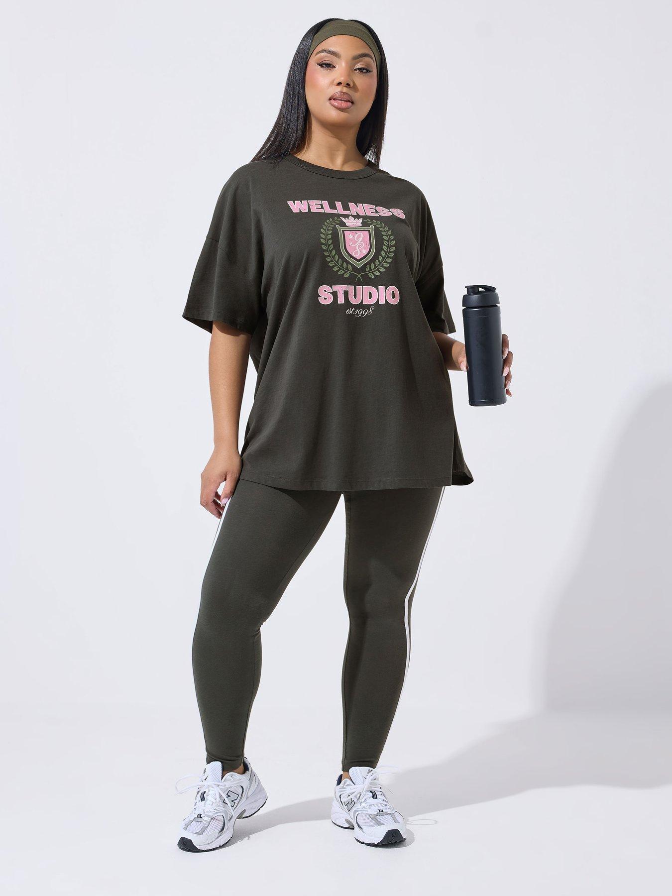  image of yours-curve-wellness-studio-active-t-shirt-grey