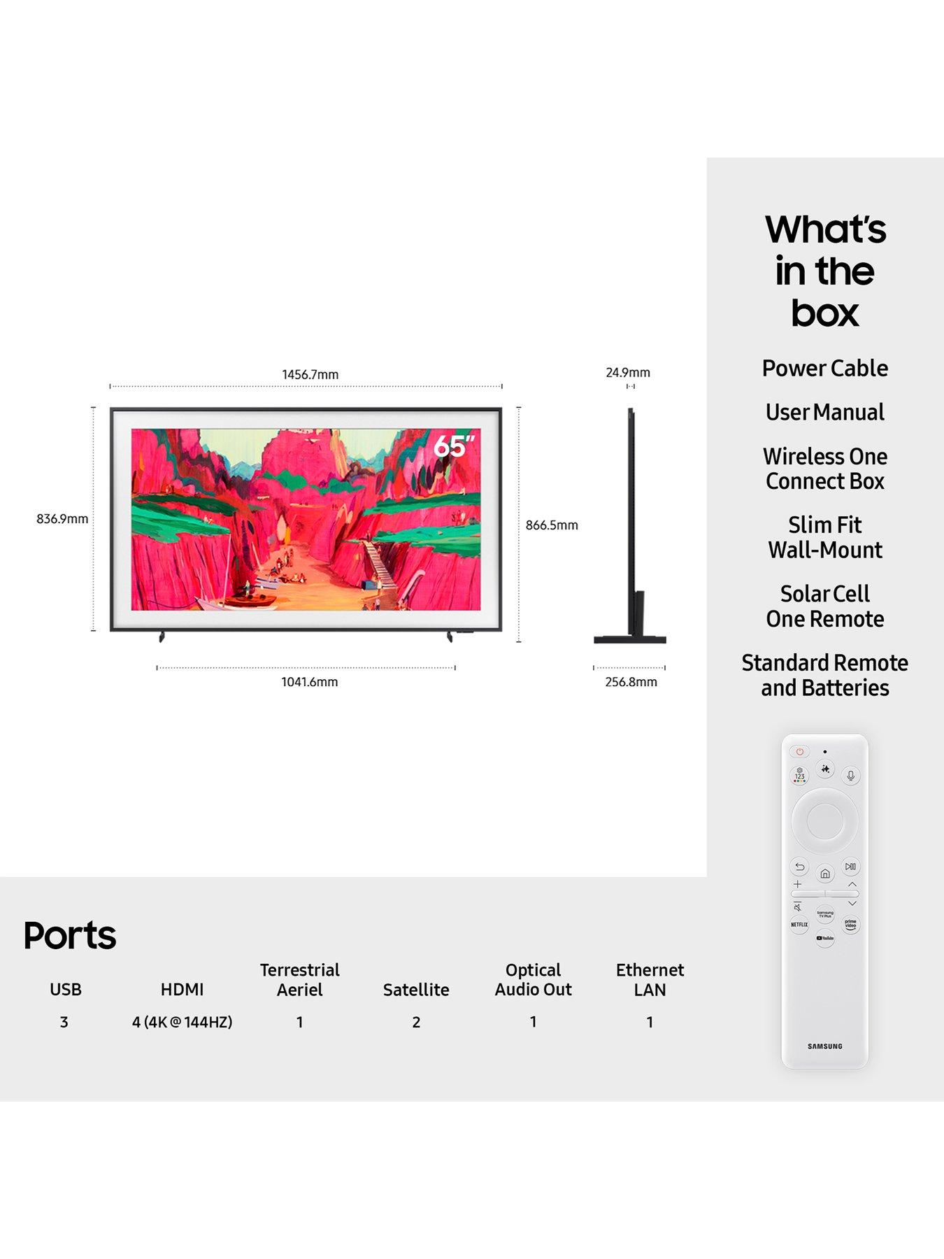 Image 7 of 8 of Samsung The Frame Pro (2025) 65" Neo QLED 4K Art Mode Smart AI TV&nbsp;- QE65LS03FW