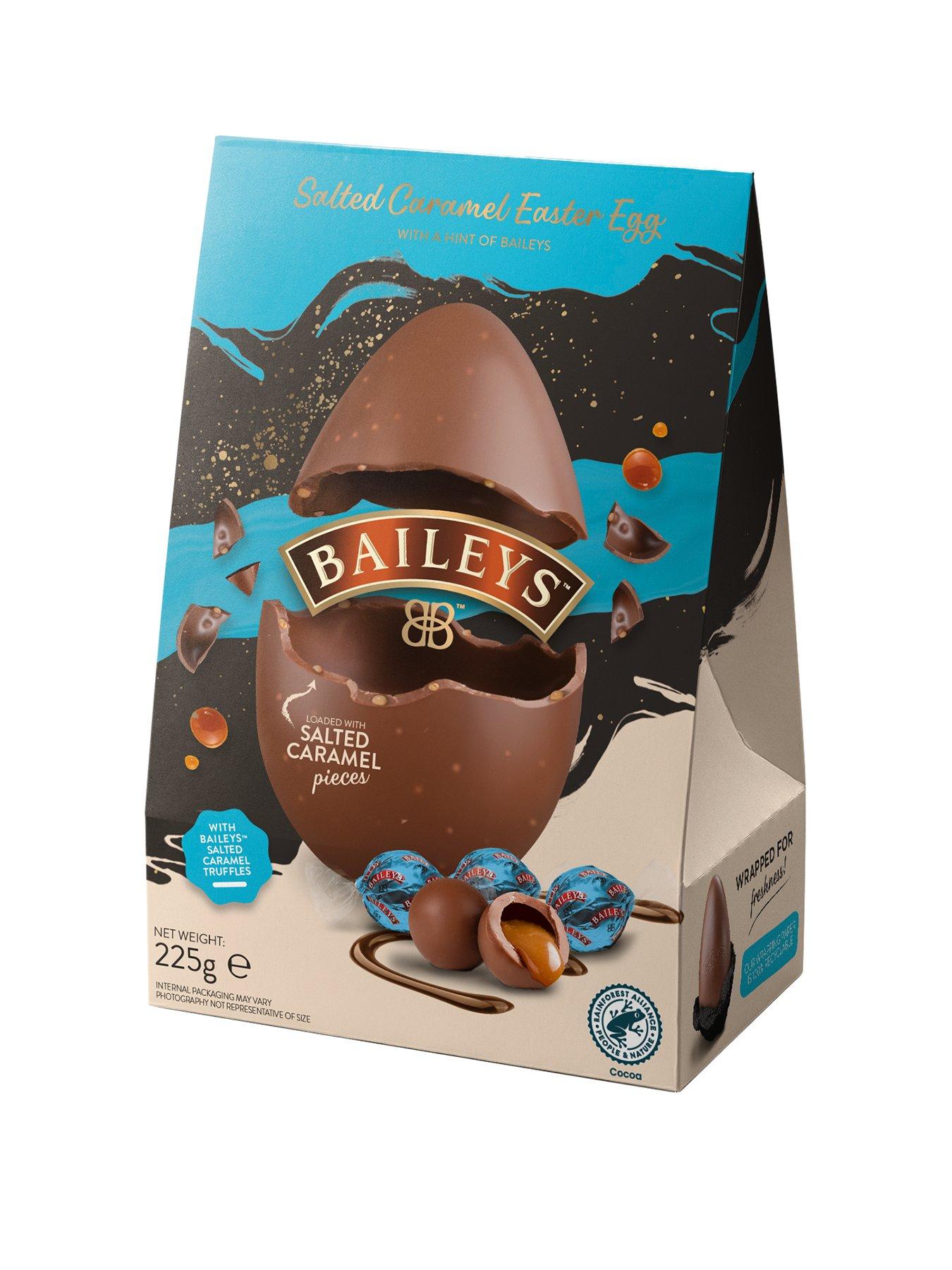 Baileys salted caramel milk egg of salted caramel truffles