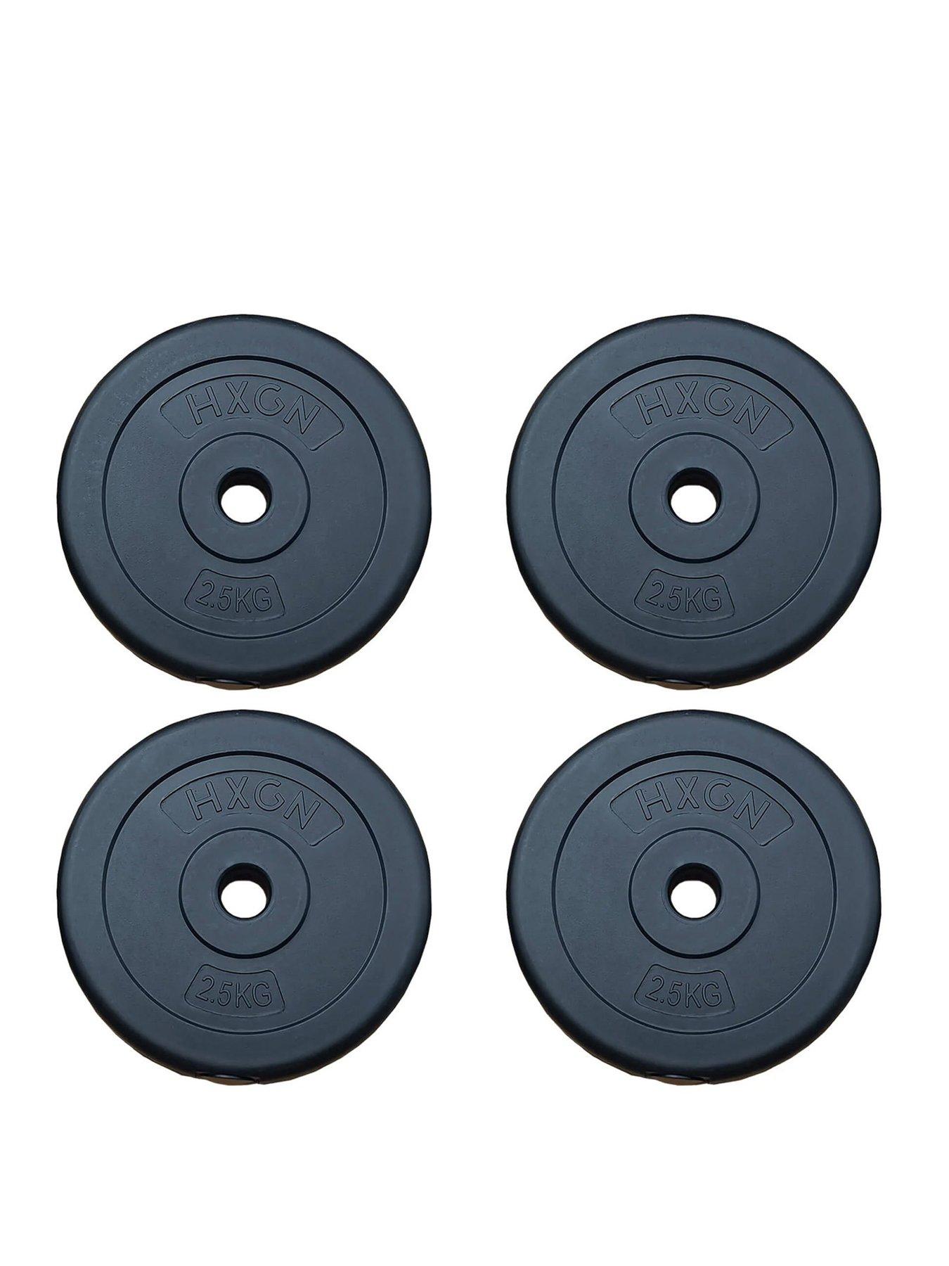 HXGN 4 x 2.5kg Standard 1" Weight Plates